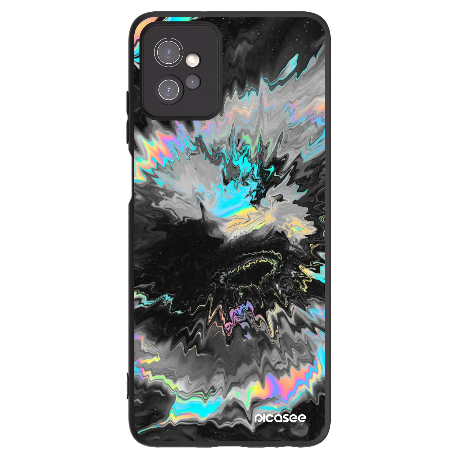 Picasee silikonowe czarne etui na Motorola Moto G32 - Magnetic