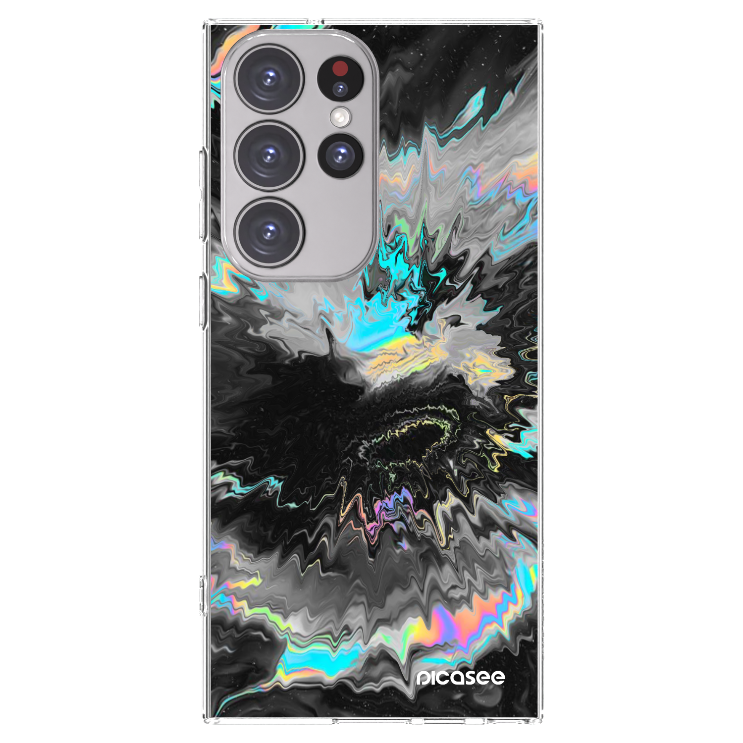 Picasee silikonowe przeźroczyste etui na Samsung Galaxy S23 Ultra 5G - Magnetic