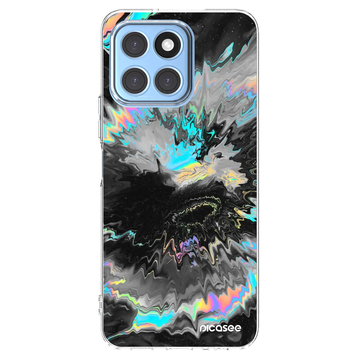 Picasee silikonowe przeźroczyste etui na Honor X8 5G - Magnetic