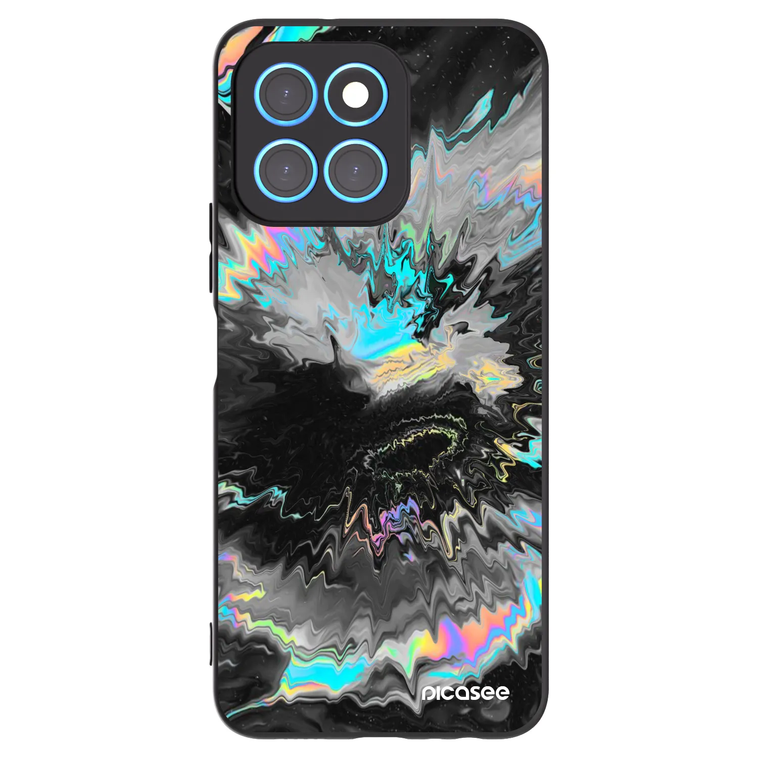 Picasee silikonowe czarne etui na Honor X6 - Magnetic