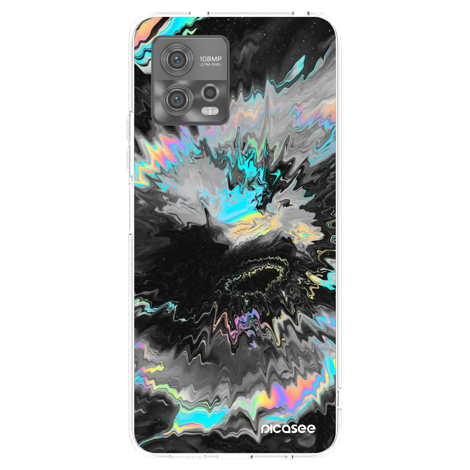 Picasee silikonowe przeźroczyste etui na Motorola Moto G72 - Magnetic