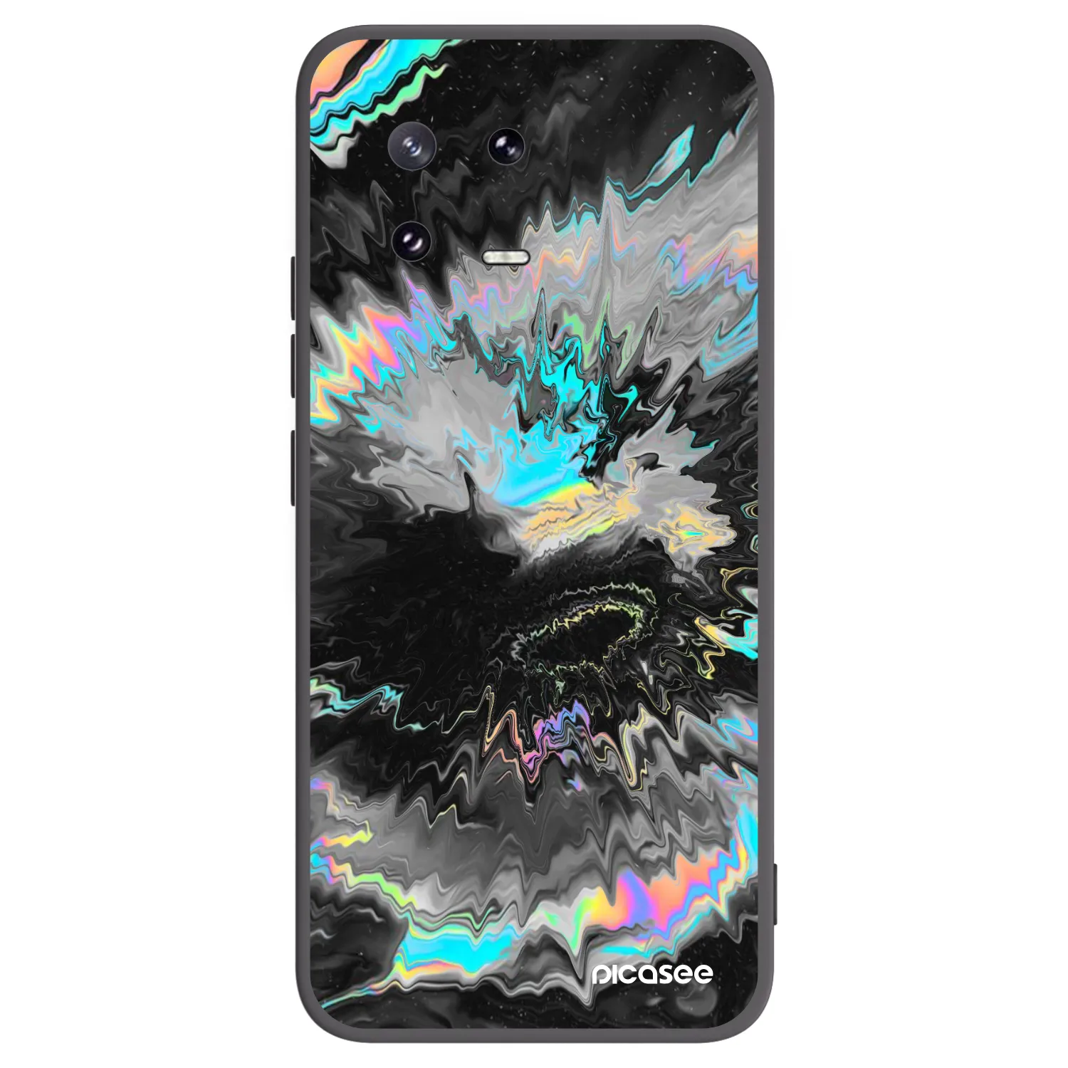 Picasee silikonowe czarne etui na Xiaomi 13 Pro - Magnetic