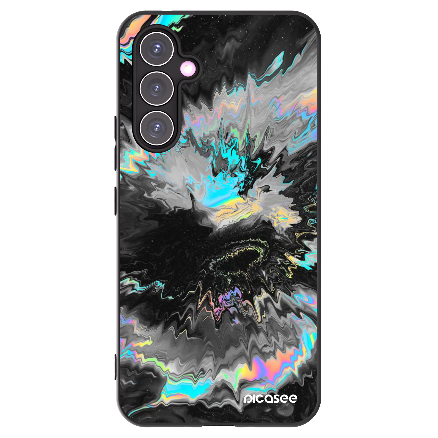 Picasee silikonowe czarne etui na Samsung Galaxy A54 5G A546B - Magnetic