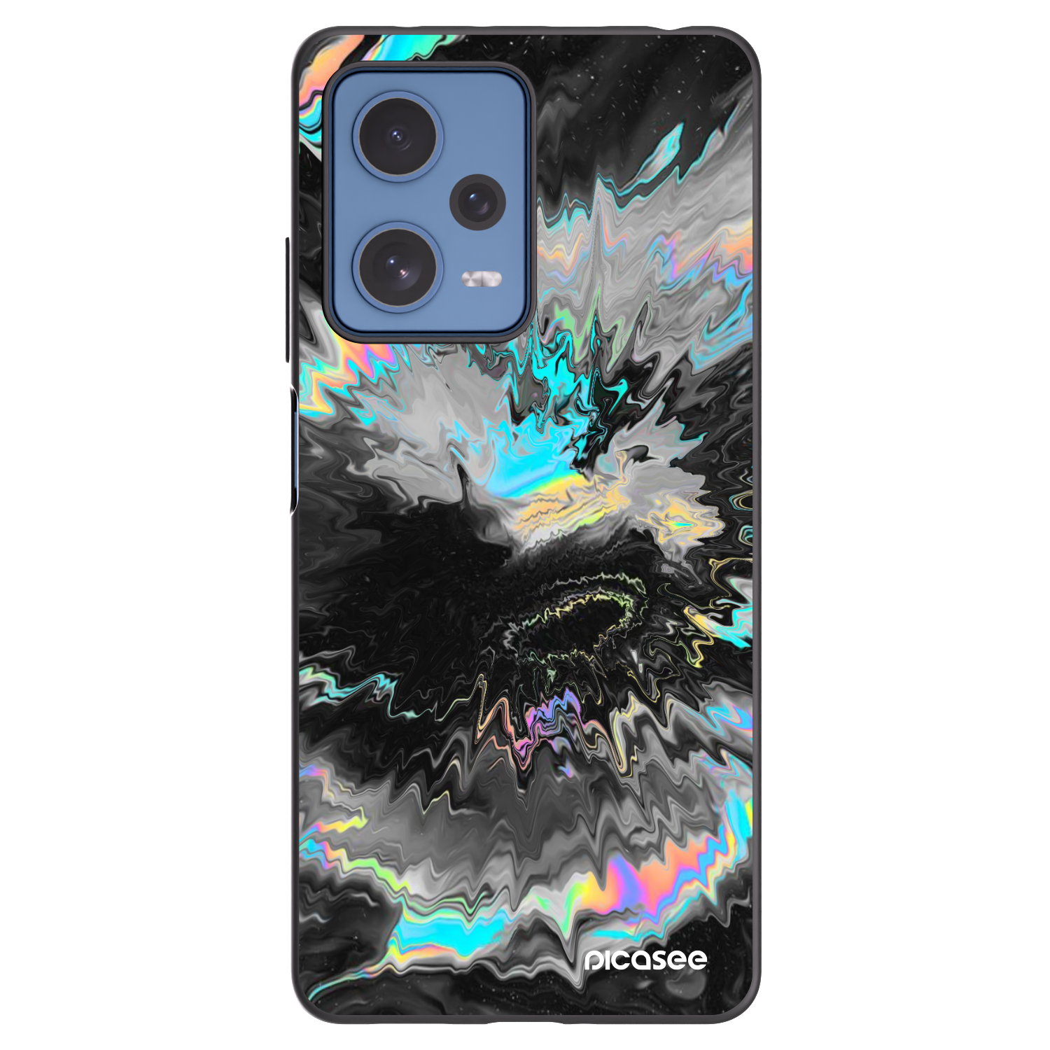 Picasee silikonowe czarne etui na Xiaomi Redmi Note 12 Pro 5G - Magnetic