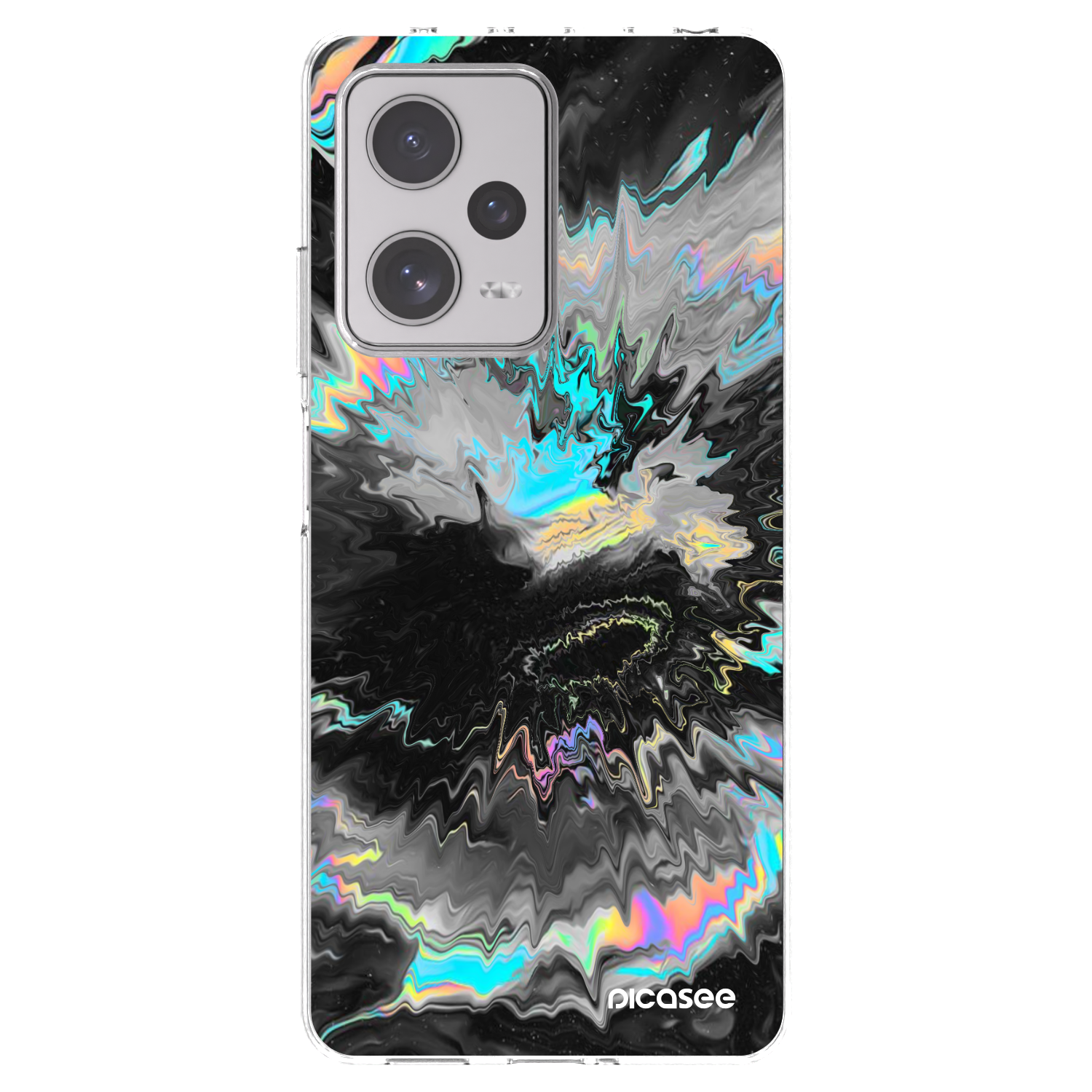 Picasee silikonowe przeźroczyste etui na Xiaomi Redmi Note 12 Pro+ 5G - Magnetic