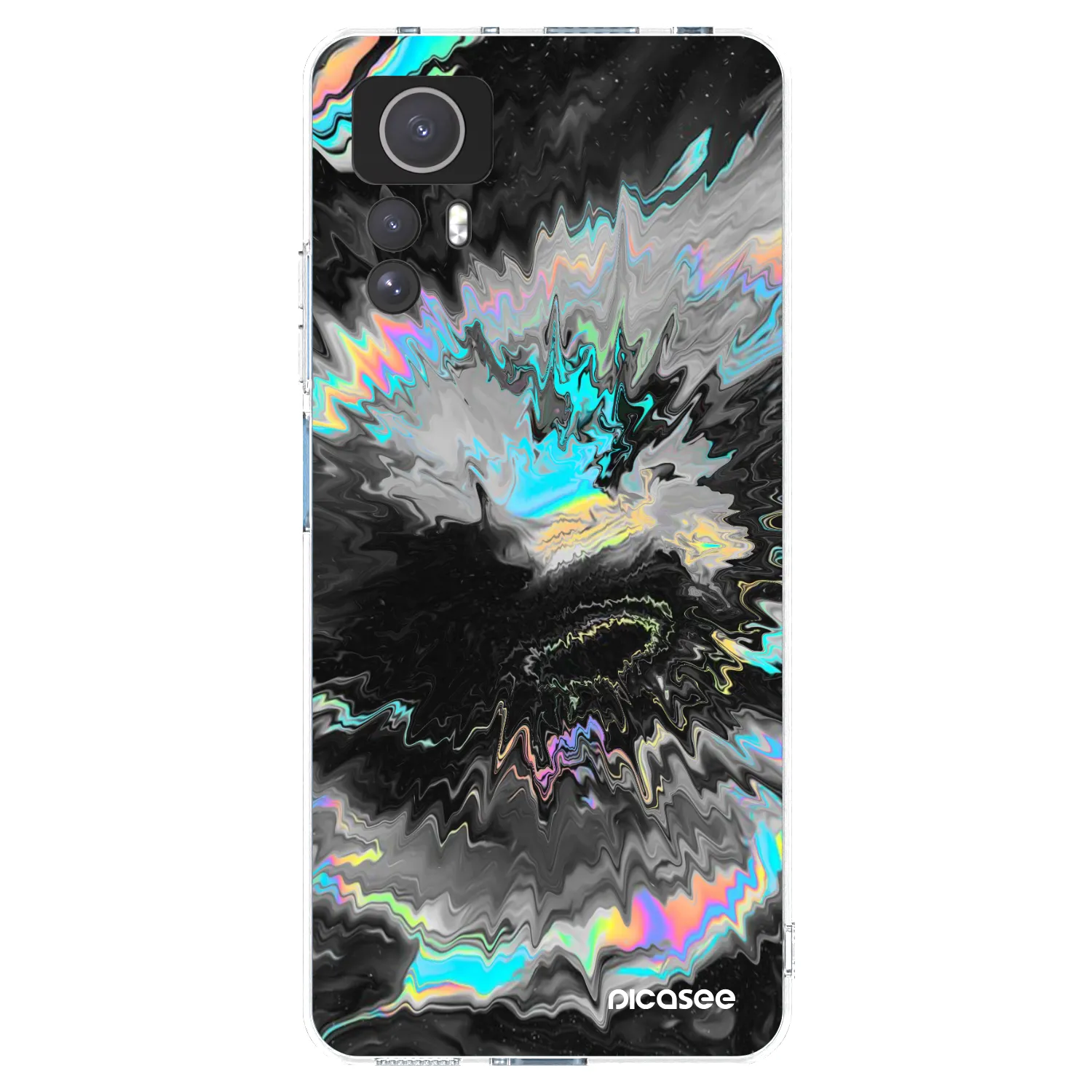 Picasee silikonowe przeźroczyste etui na Xiaomi Redmi Note 12S - Magnetic