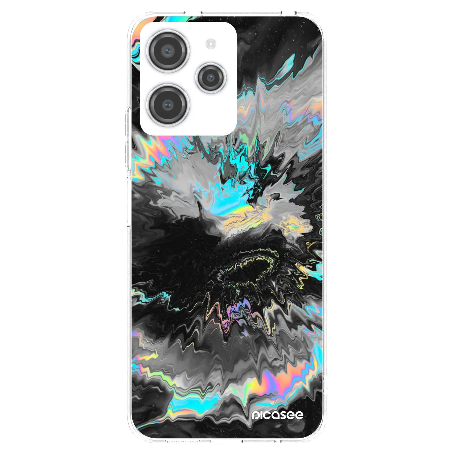 Picasee silikonowe przeźroczyste etui na Xiaomi Redmi 12 4G - Magnetic