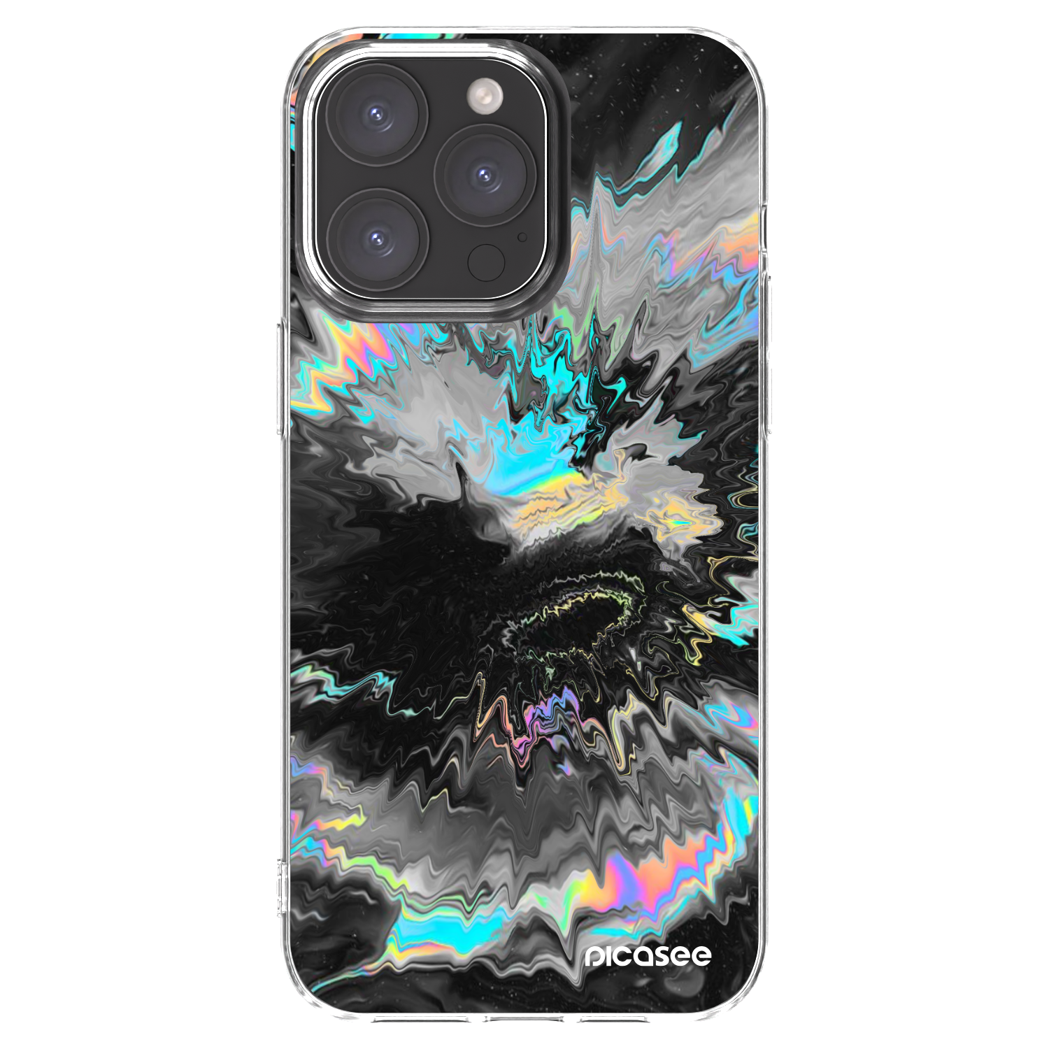 Picasee silikonowe przeźroczyste etui na Apple iPhone 15 Pro Max - Magnetic