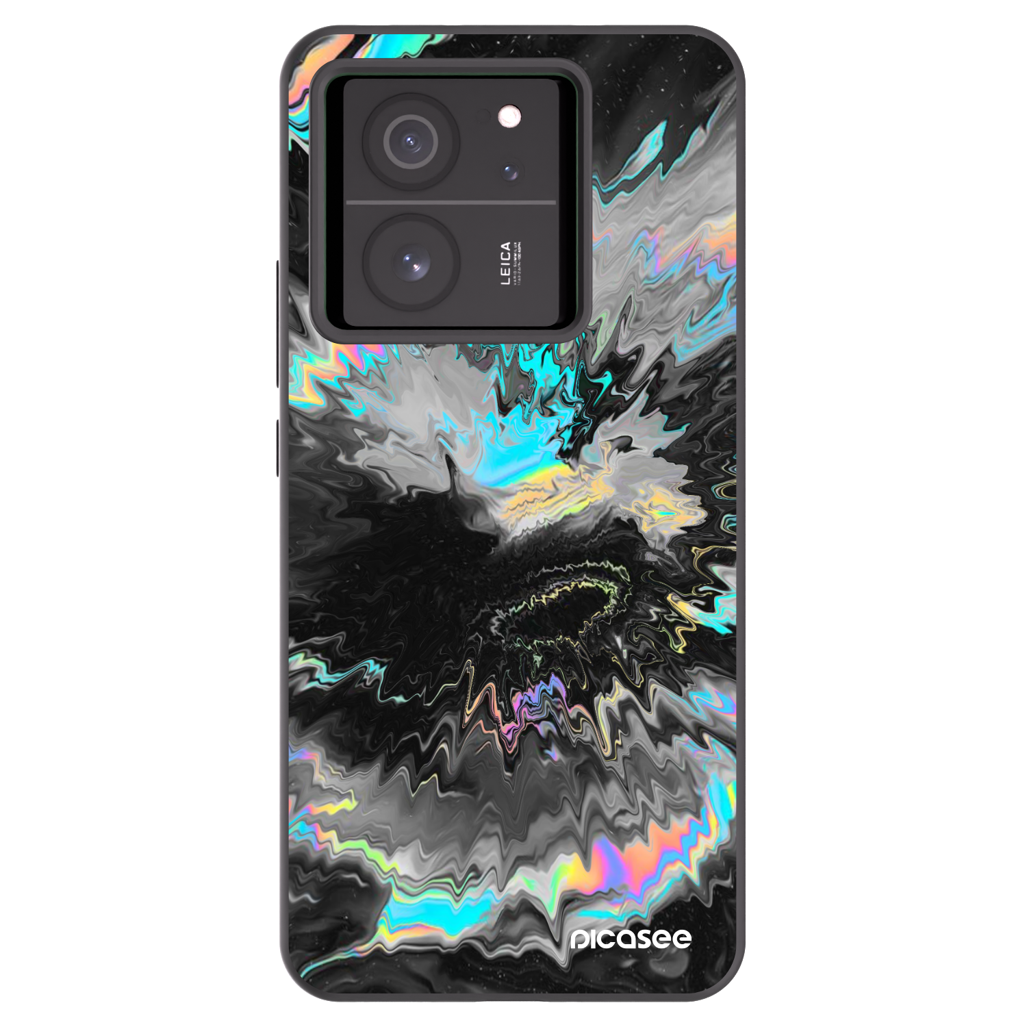 Picasee silikonowe czarne etui na Xiaomi 13T - Magnetic