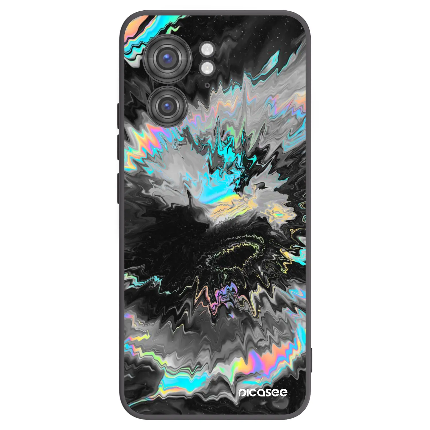 Picasee silikonowe czarne etui na Motorola Edge 40 - Magnetic