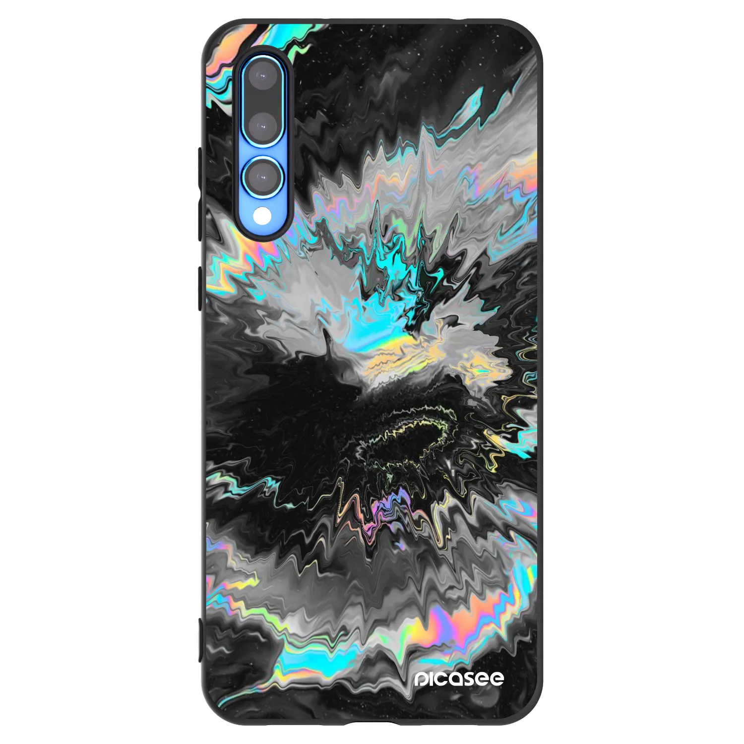 Picasee silikonowe czarne etui na Huawei P20 Pro - Magnetic