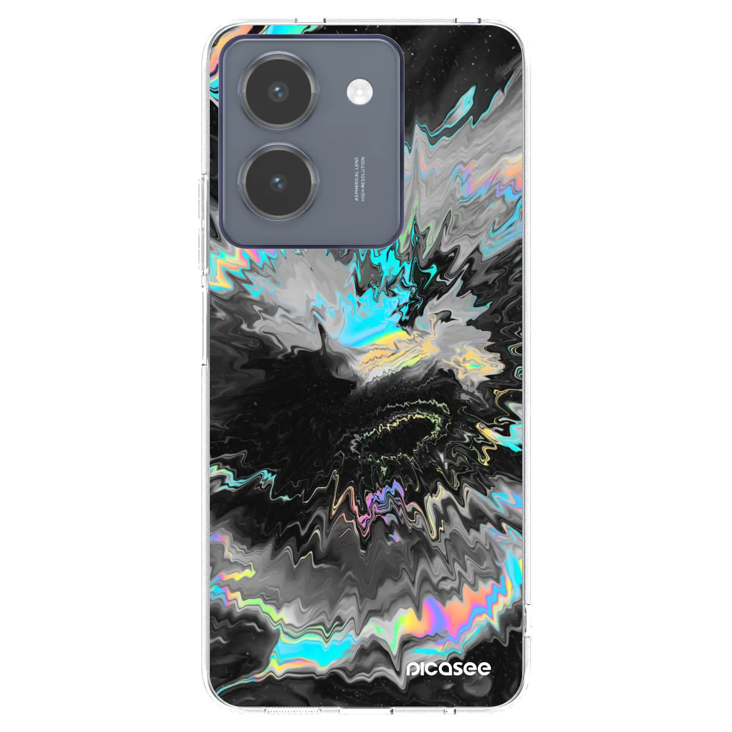 Picasee silikonowe przeźroczyste etui na Vivo Y36 4G - Magnetic