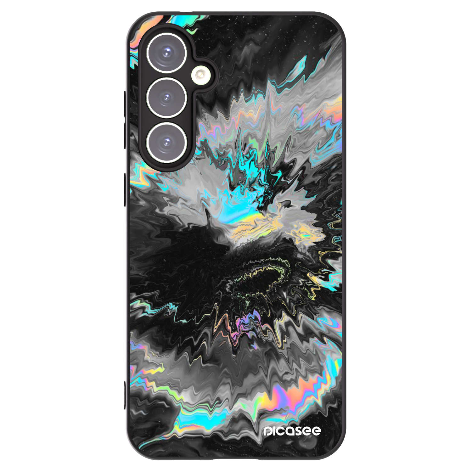 Picasee silikonowe czarne etui na Samsung Galaxy S23 FE S711B - Magnetic