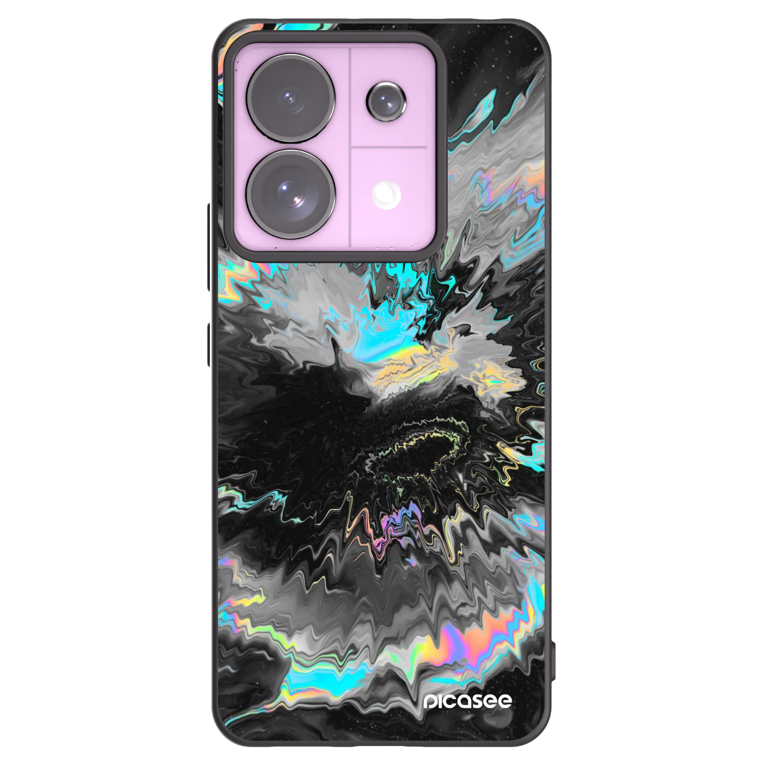 Picasee silikonowe czarne etui na Xiaomi Redmi Note 13 Pro 5G - Magnetic