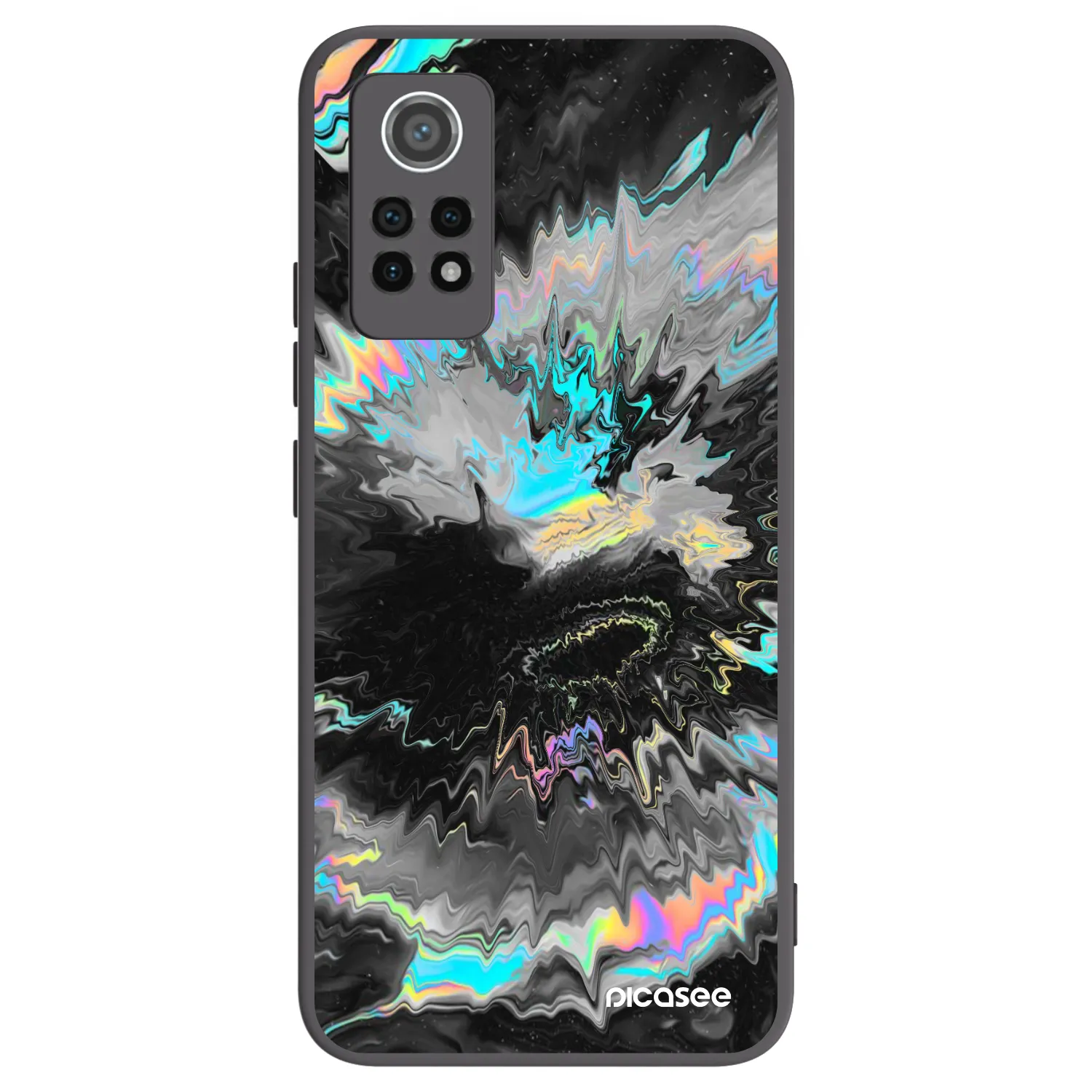 Picasee silikonowe czarne etui na Xiaomi Redmi Note 12 Pro 4G - Magnetic