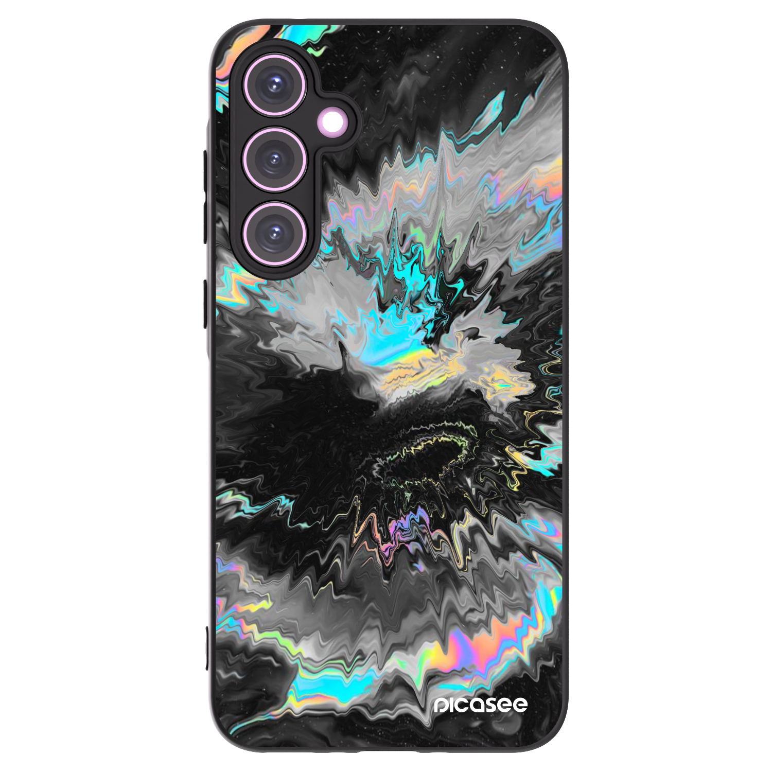 Picasee silikonowe czarne etui na Samsung Galaxy A35 5G A356B - Magnetic