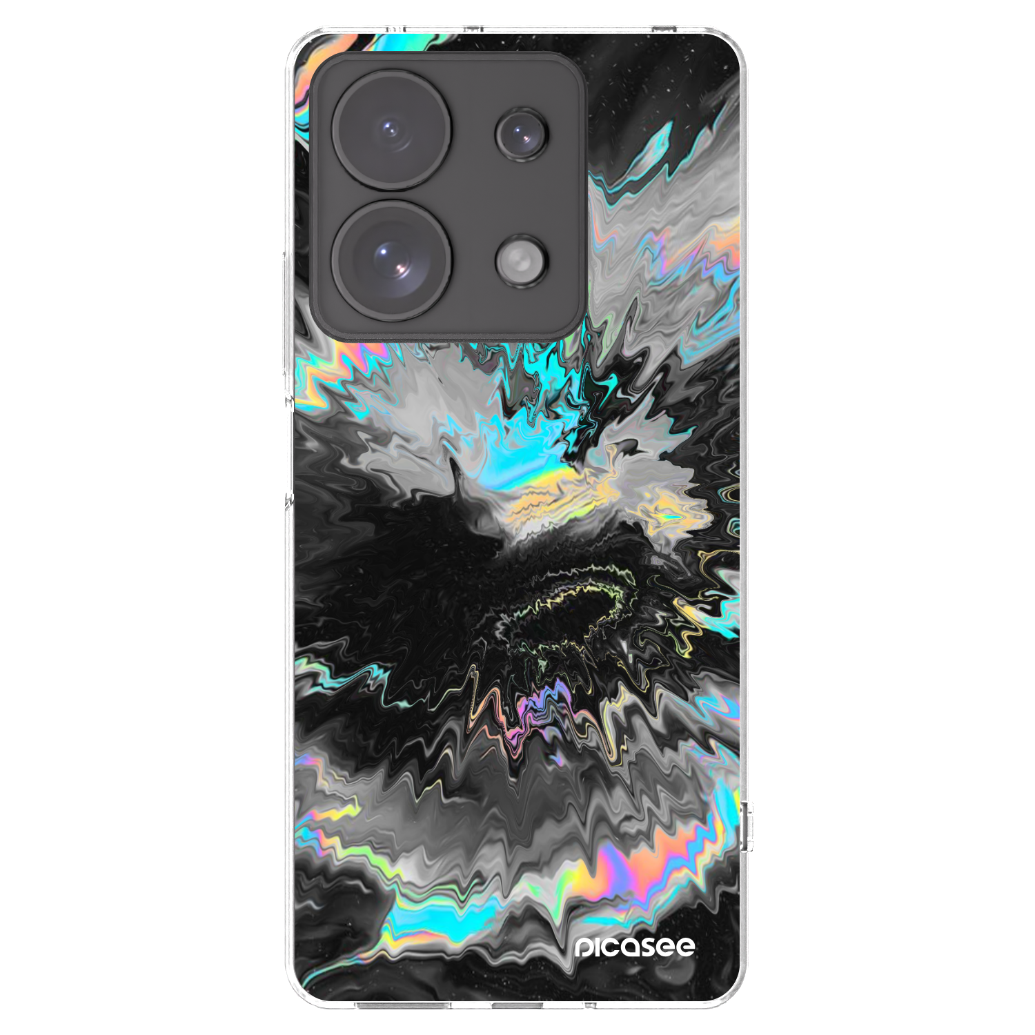 Picasee silikonowe przeźroczyste etui na Xiaomi Redmi Note 13 Pro 4G - Magnetic