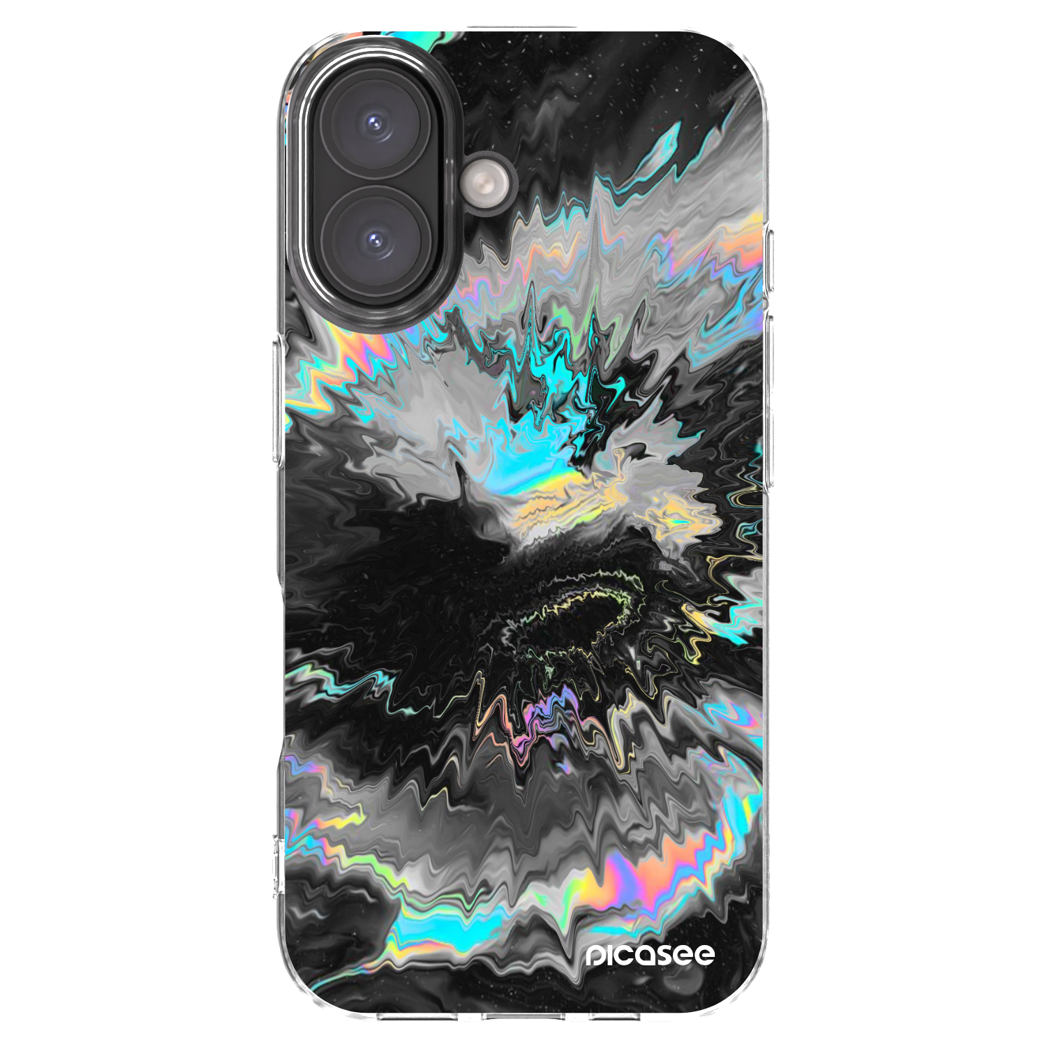 Picasee silikonowe przeźroczyste etui na Apple iPhone 16 - Magnetic