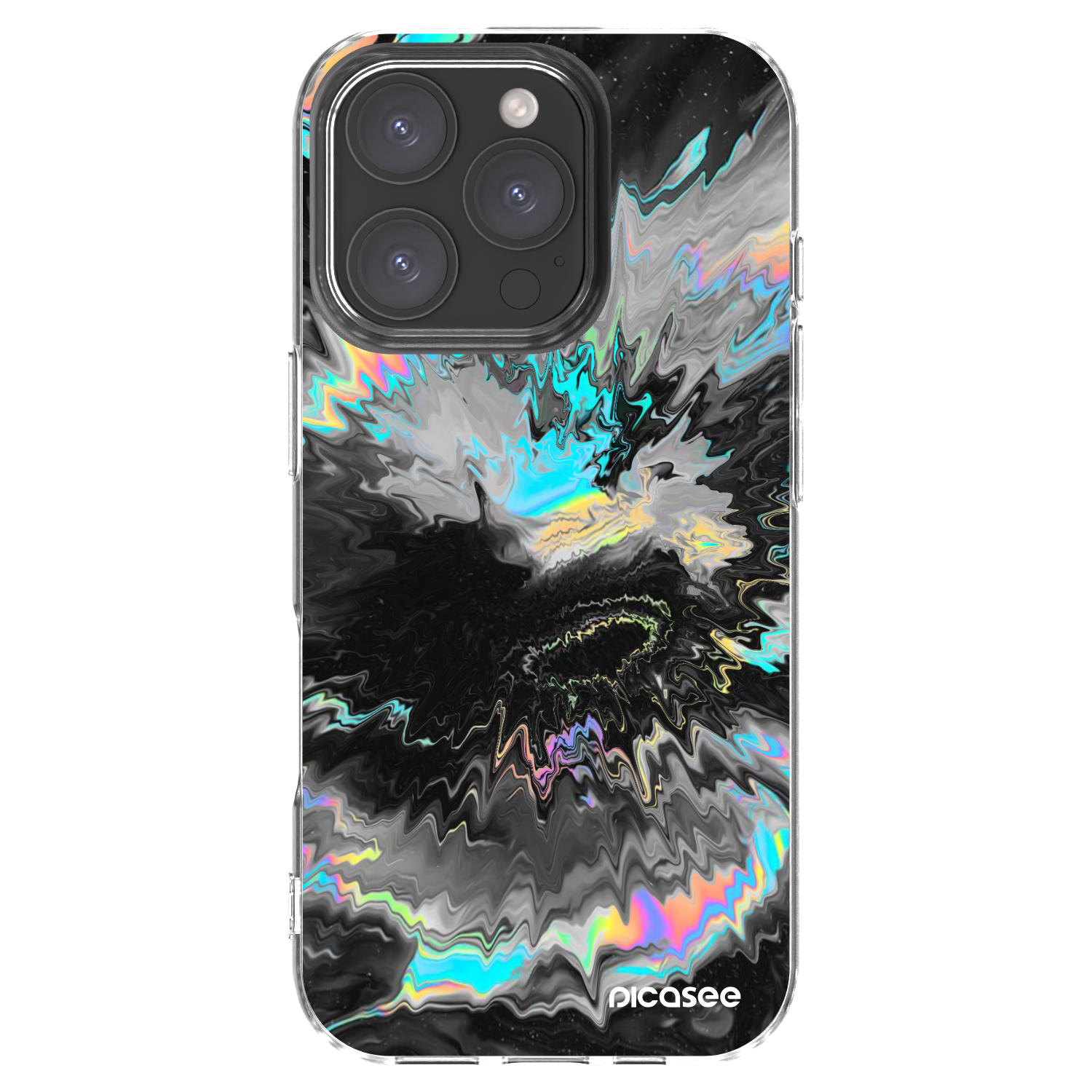 Picasee silikonowe przeźroczyste etui na Apple iPhone 16 Pro - Magnetic