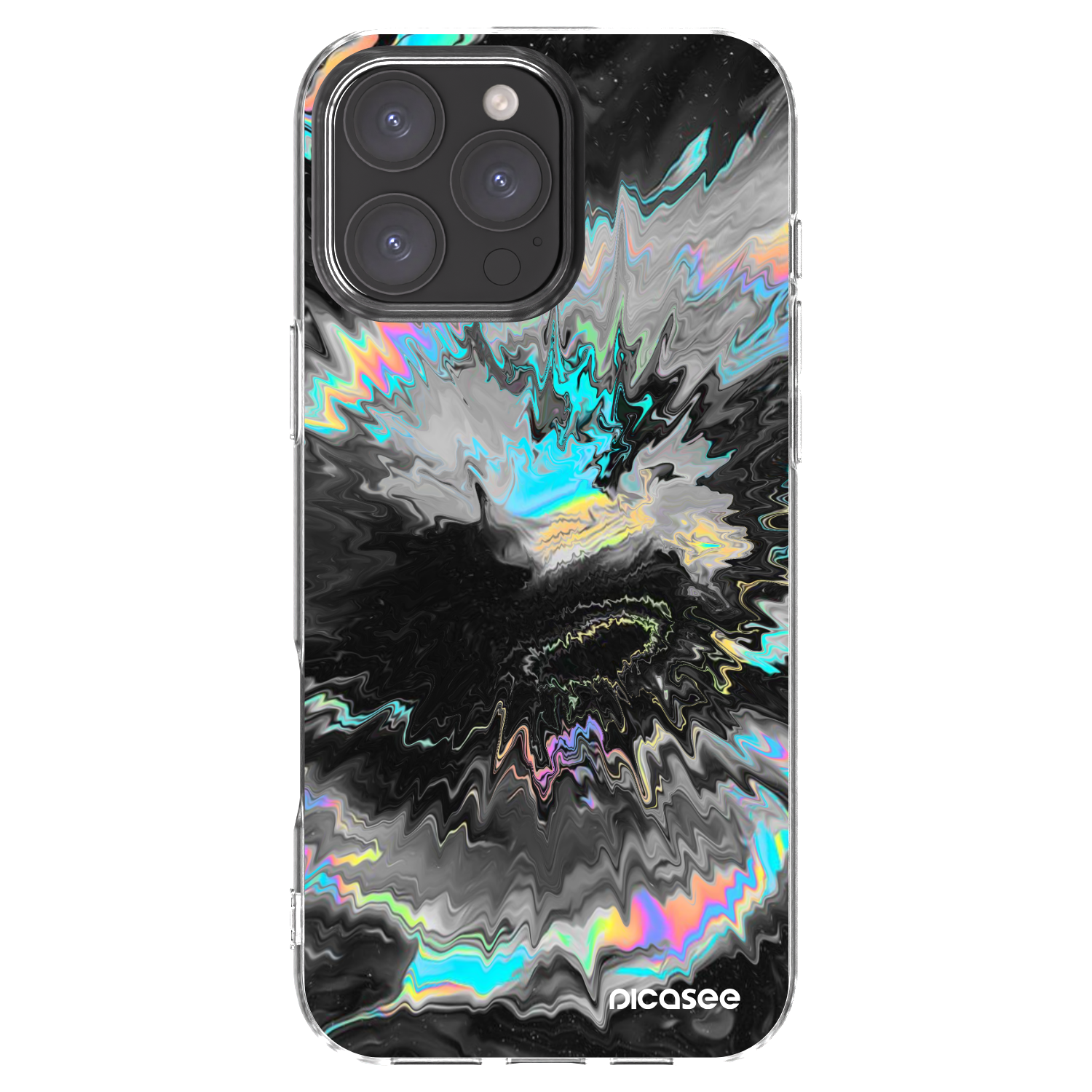 Picasee silikonowe przeźroczyste etui na Apple iPhone 16 Pro Max - Magnetic