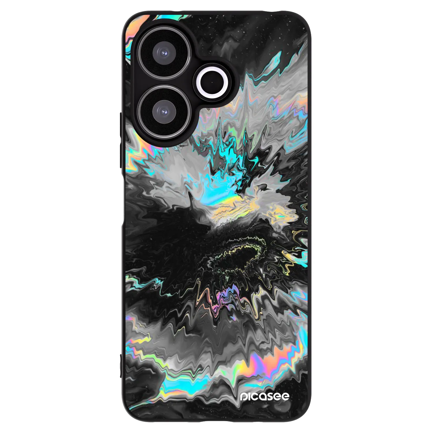 Picasee silikonowe czarne etui na Xiaomi Redmi 13 4G - Magnetic