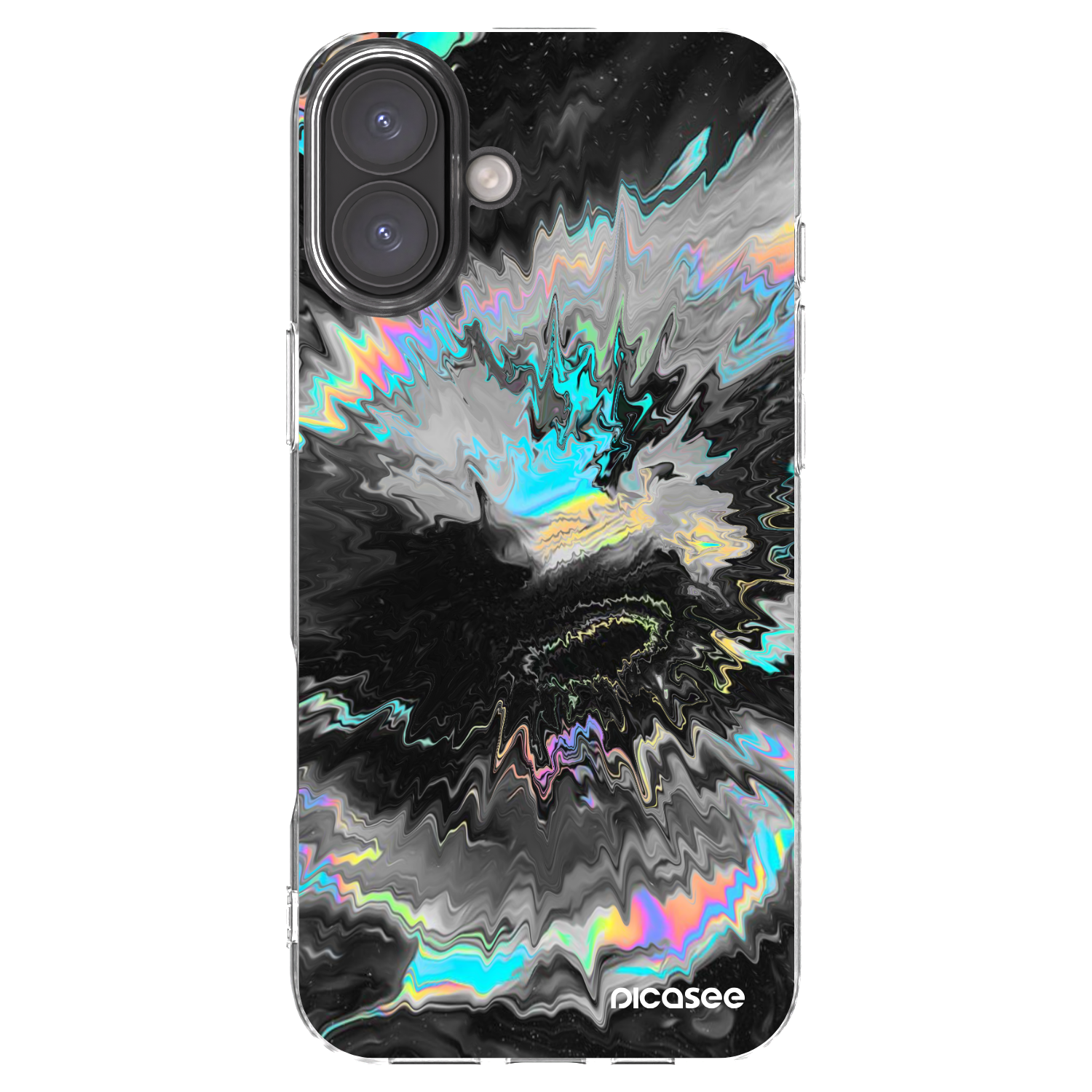 Picasee silikonowe przeźroczyste etui na Apple iPhone 16 Plus - Magnetic