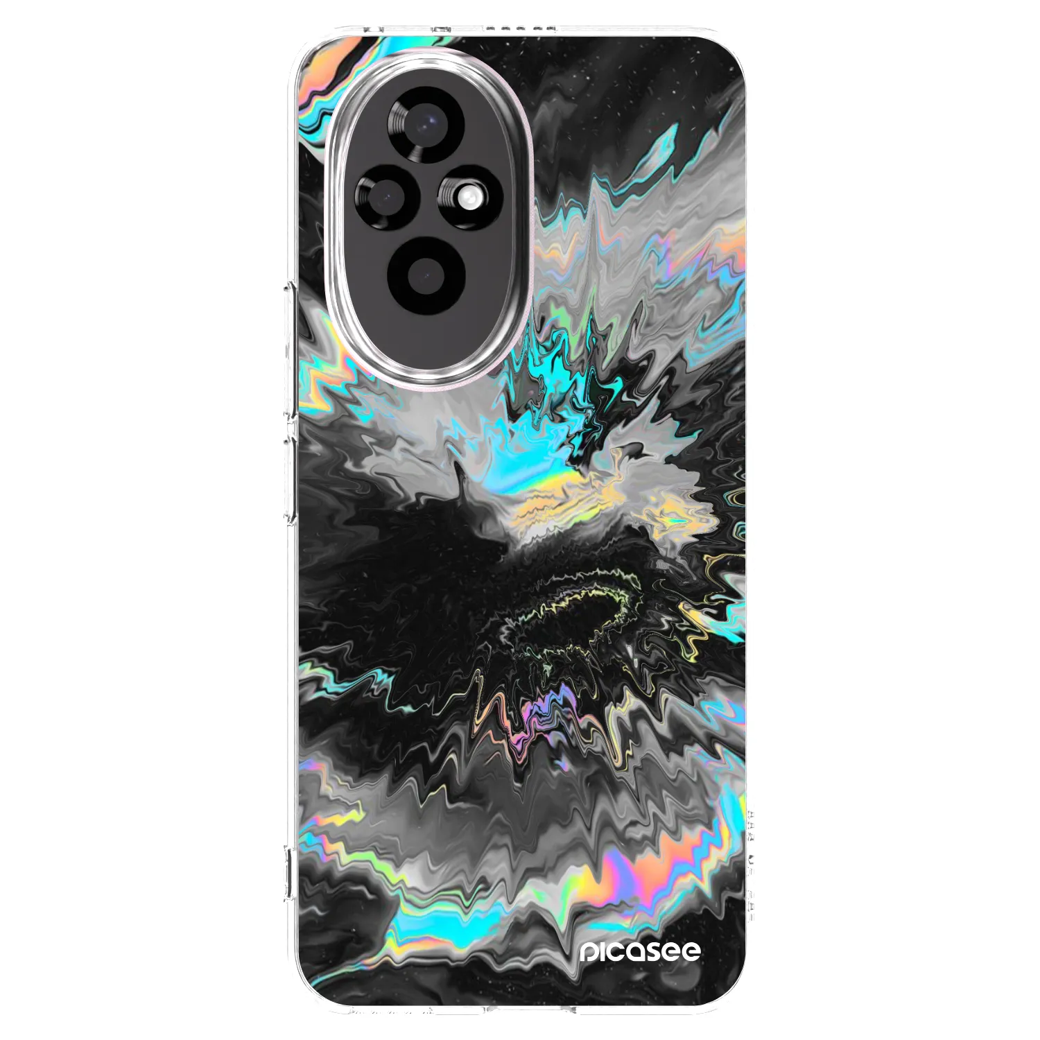 Picasee silikonowe przeźroczyste etui na Honor 200 Pro 5G - Magnetic