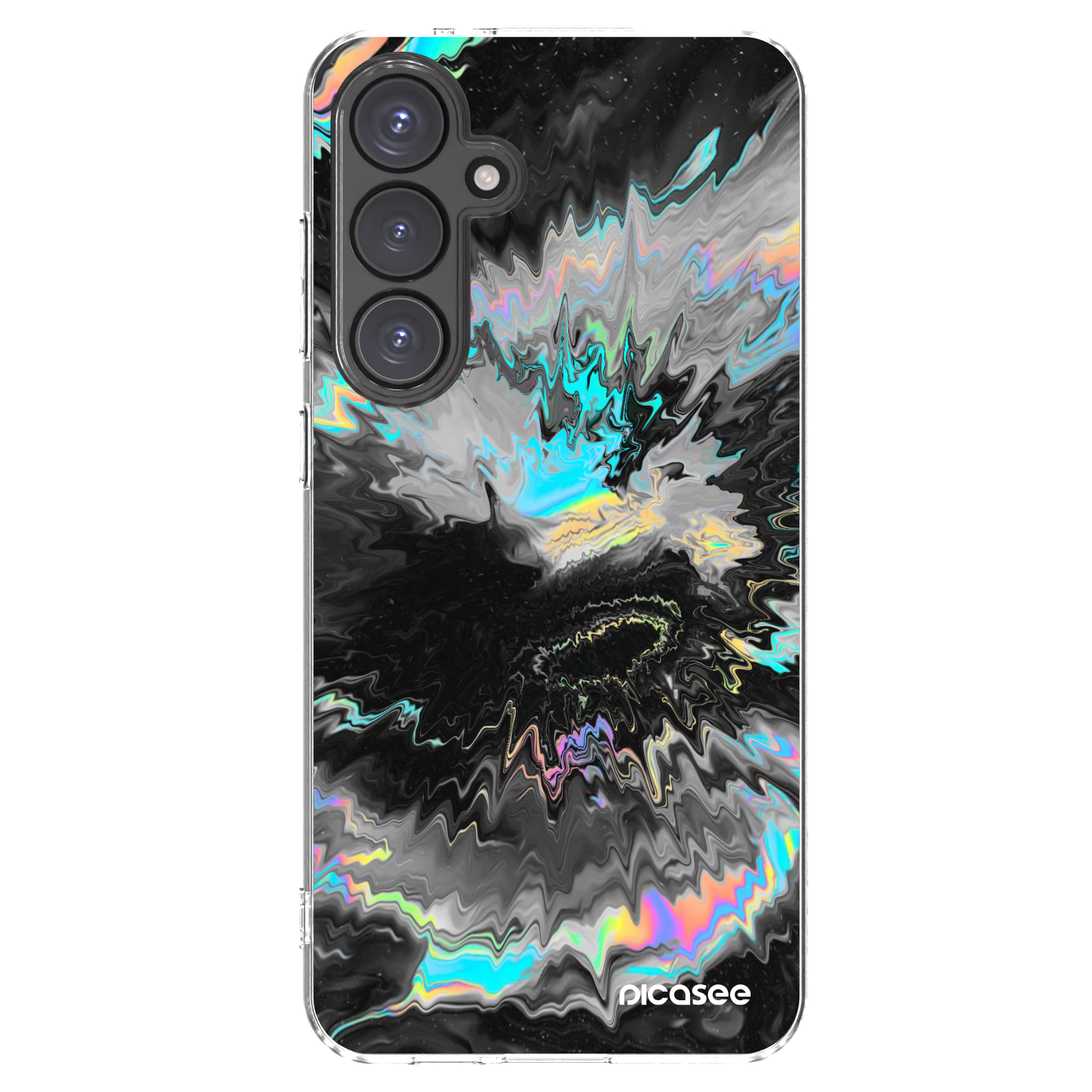 Picasee silikonowe przeźroczyste etui na Samsung Galaxy S24 FE S721B - Magnetic