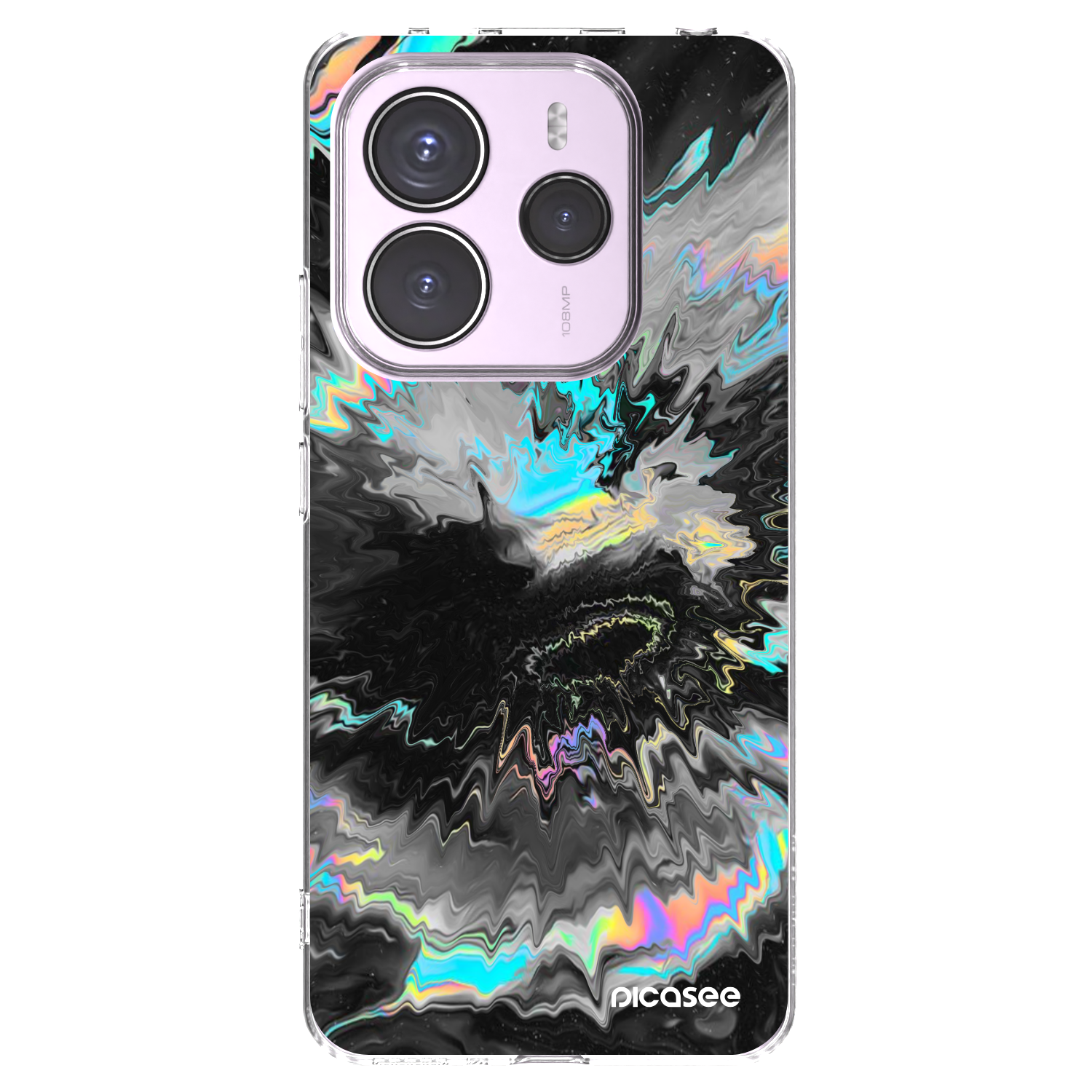 Picasee silikonowe przeźroczyste etui na Xiaomi Redmi Note 14 5G - Magnetic