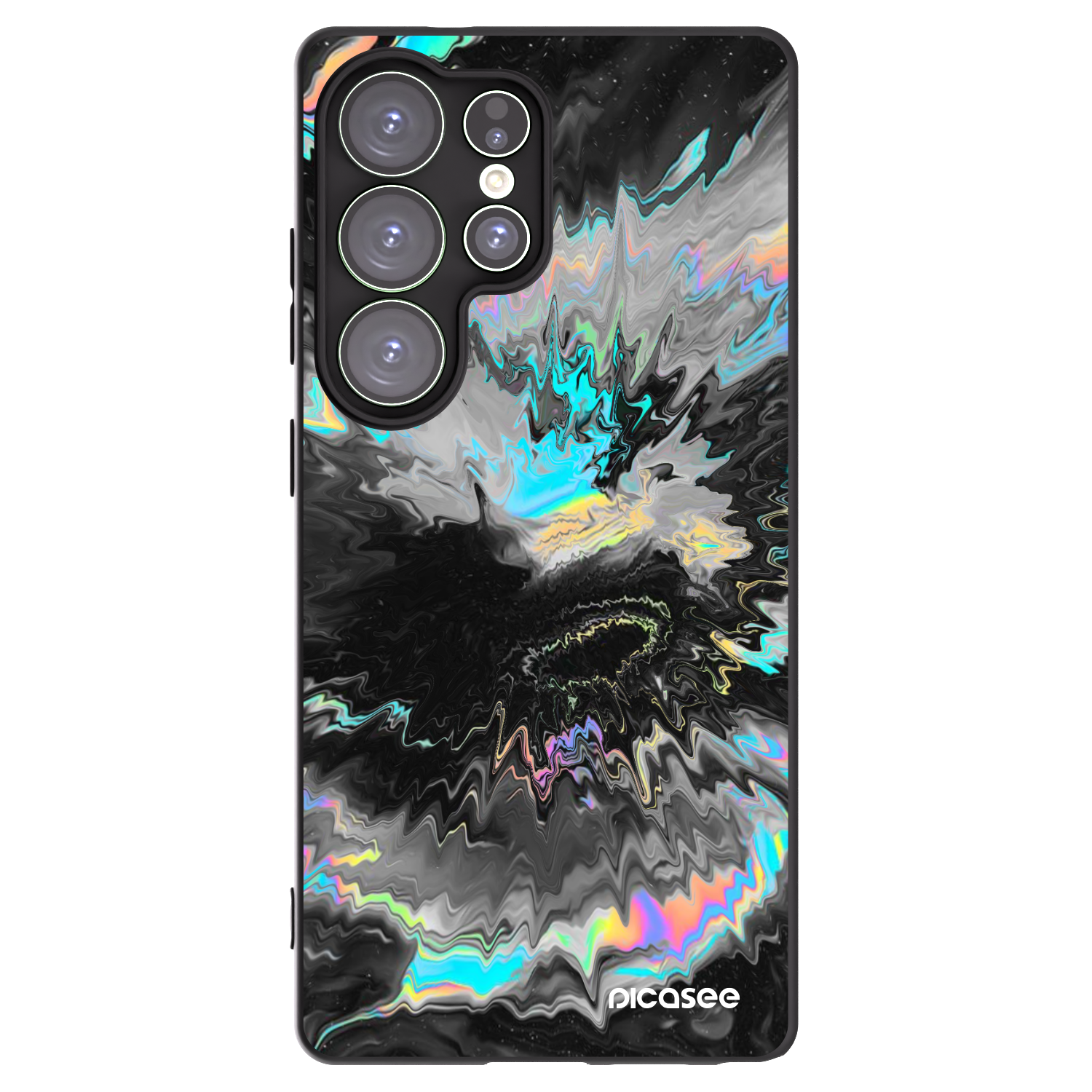 Picasee silikonowe czarne etui na Samsung Galaxy S25 Ultra 5G - Magnetic