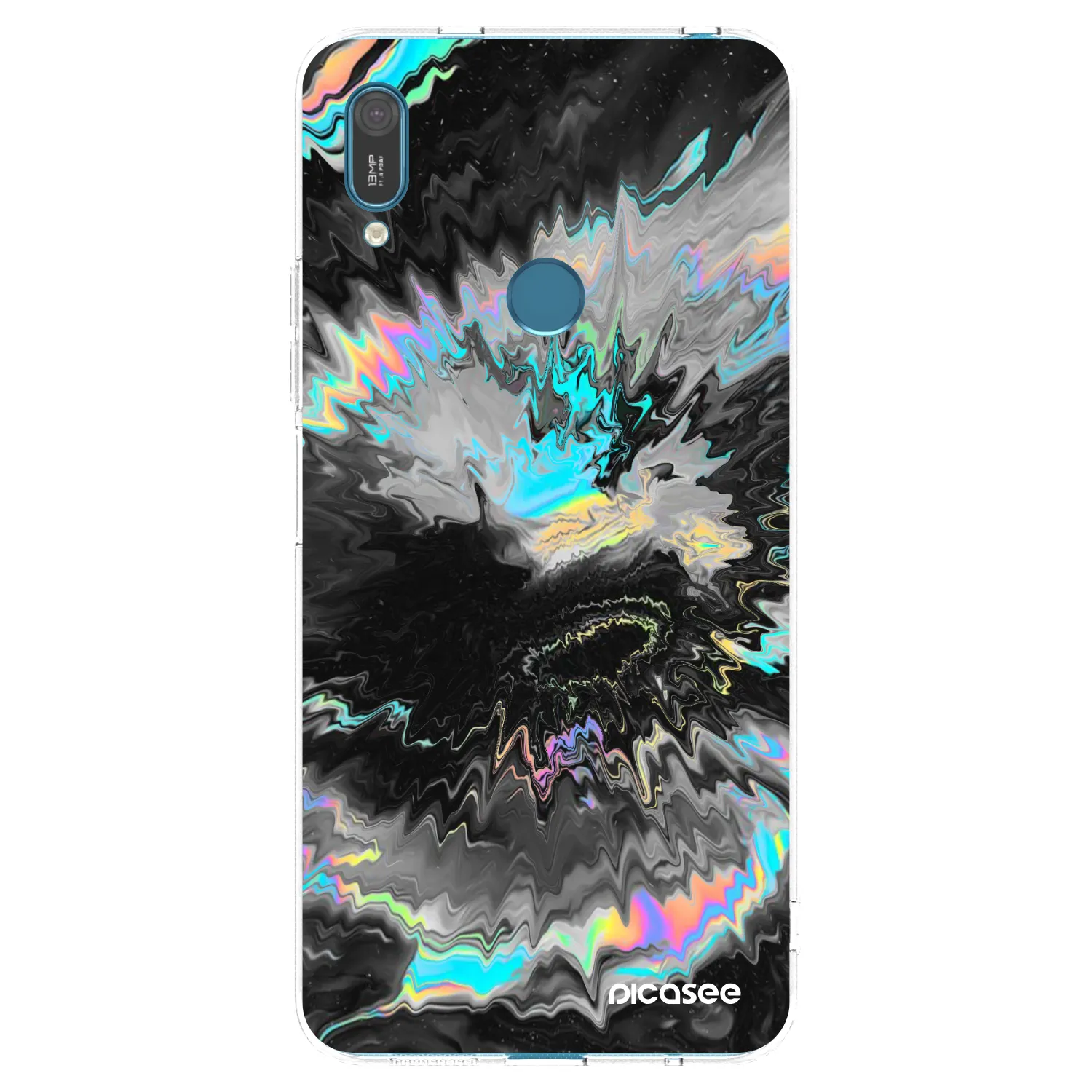 Picasee silikonowe przeźroczyste etui na Huawei Y7 2019 - Magnetic