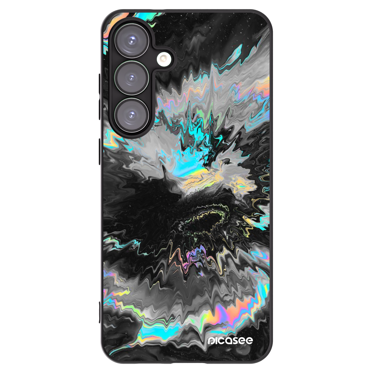 Picasee silikonowe czarne etui na Samsung Galaxy S25+ 5G - Magnetic
