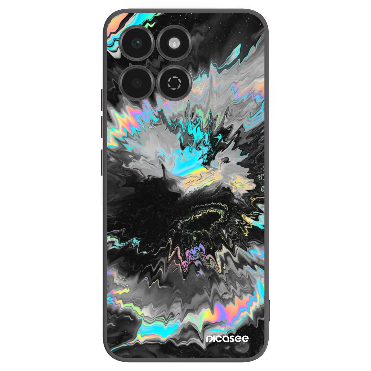 Picasee silikonowe czarne etui na Honor 200 Smart 5G - Magnetic