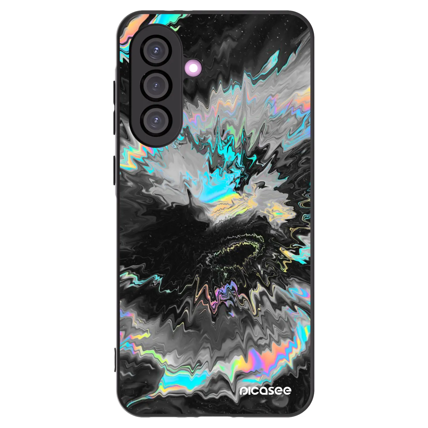 Picasee silikonowe czarne etui na Samsung Galaxy A56 5G A566B - Magnetic