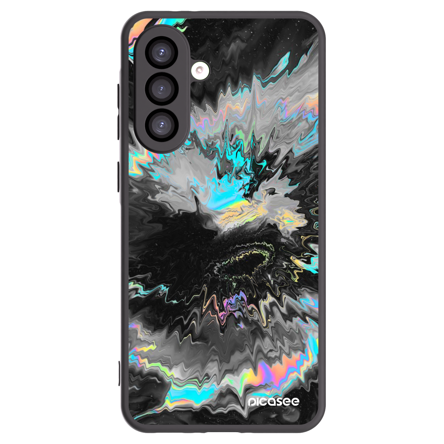 Picasee silikonowe czarne etui na Samsung Galaxy A26 5G A266B - Magnetic