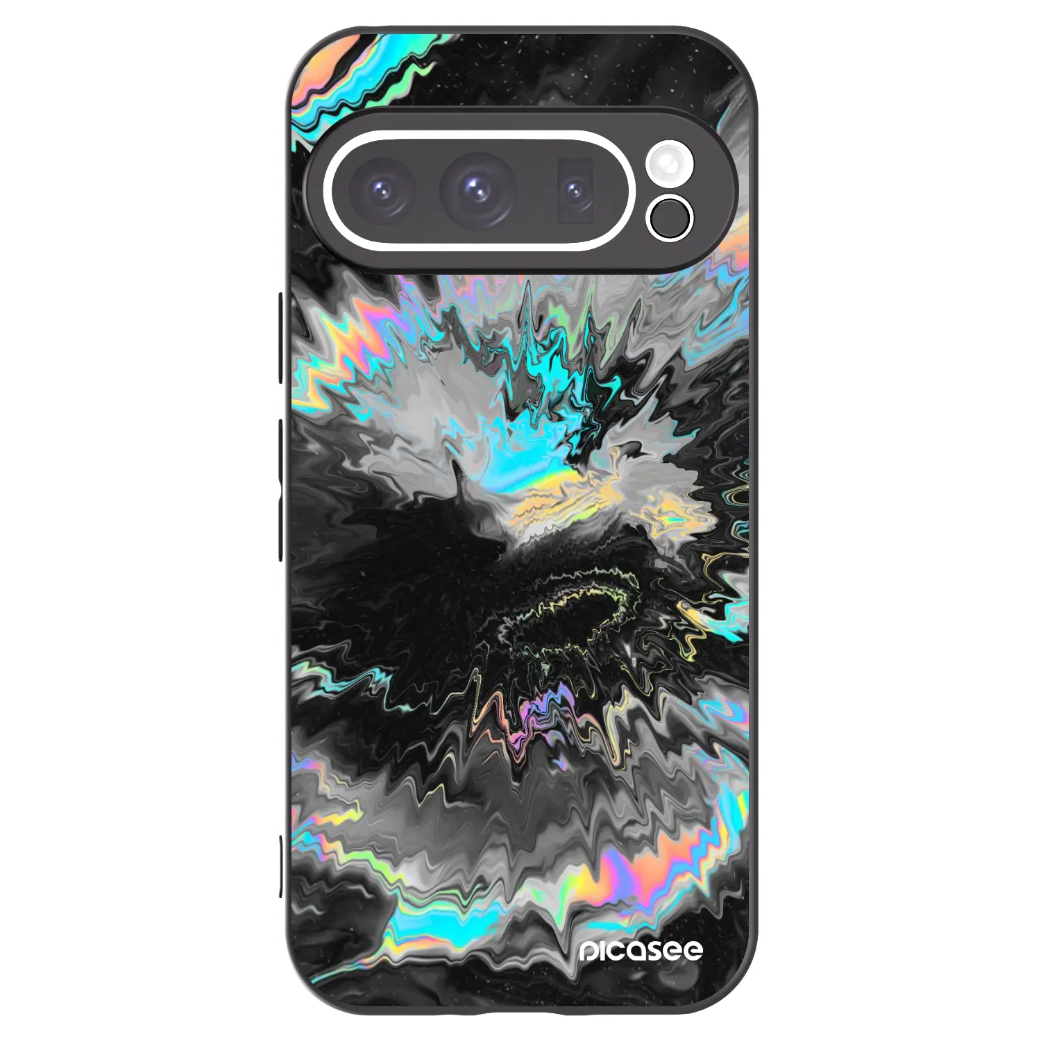 Picasee silikonowe czarne etui na Google Pixel 9 Pro - Magnetic