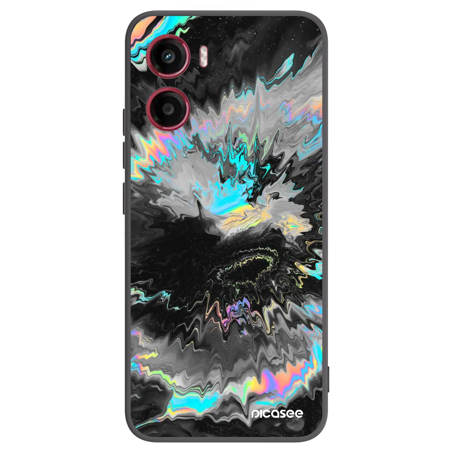 Picasee silikonowe czarne etui na Motorola Moto G05 - Magnetic