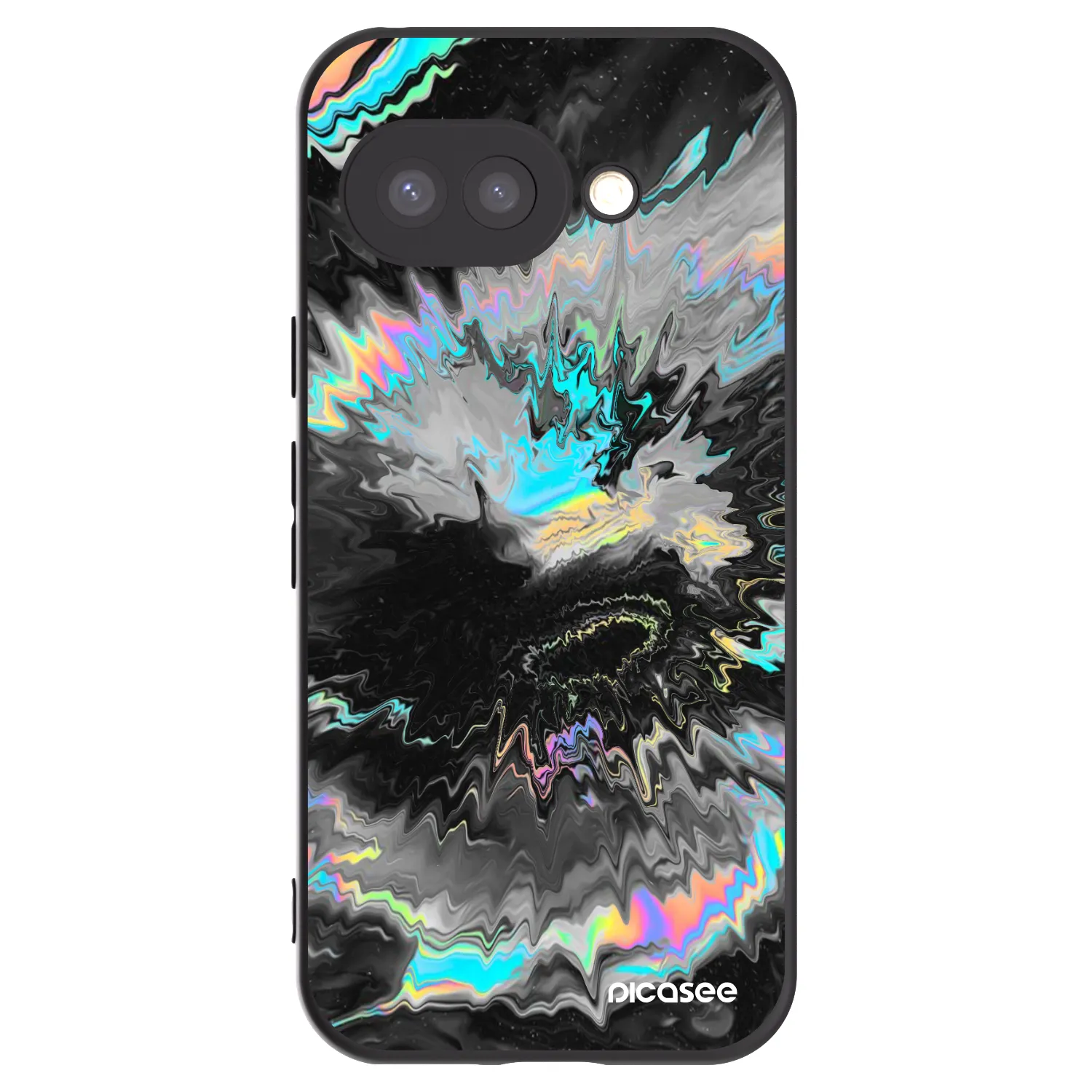 Picasee silikonowe czarne etui na Google Pixel 9a - Magnetic