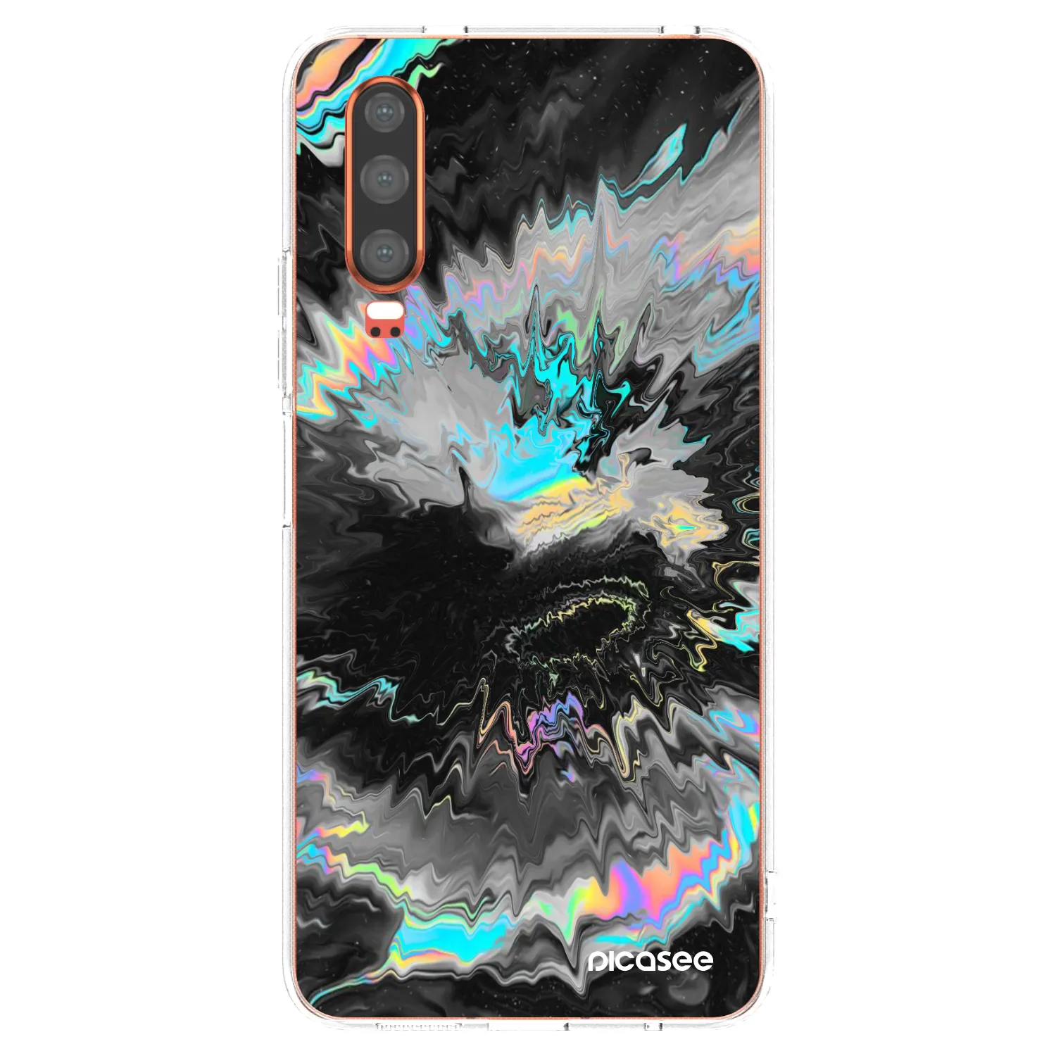 Picasee silikonowe przeźroczyste etui na Huawei P30 - Magnetic
