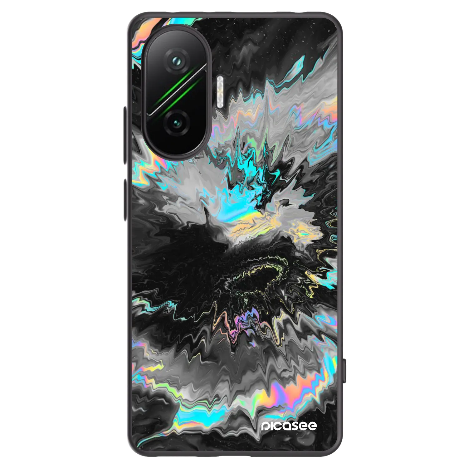 Picasee silikonowe czarne etui na Xiaomi Poco F7 Pro 5G - Magnetic