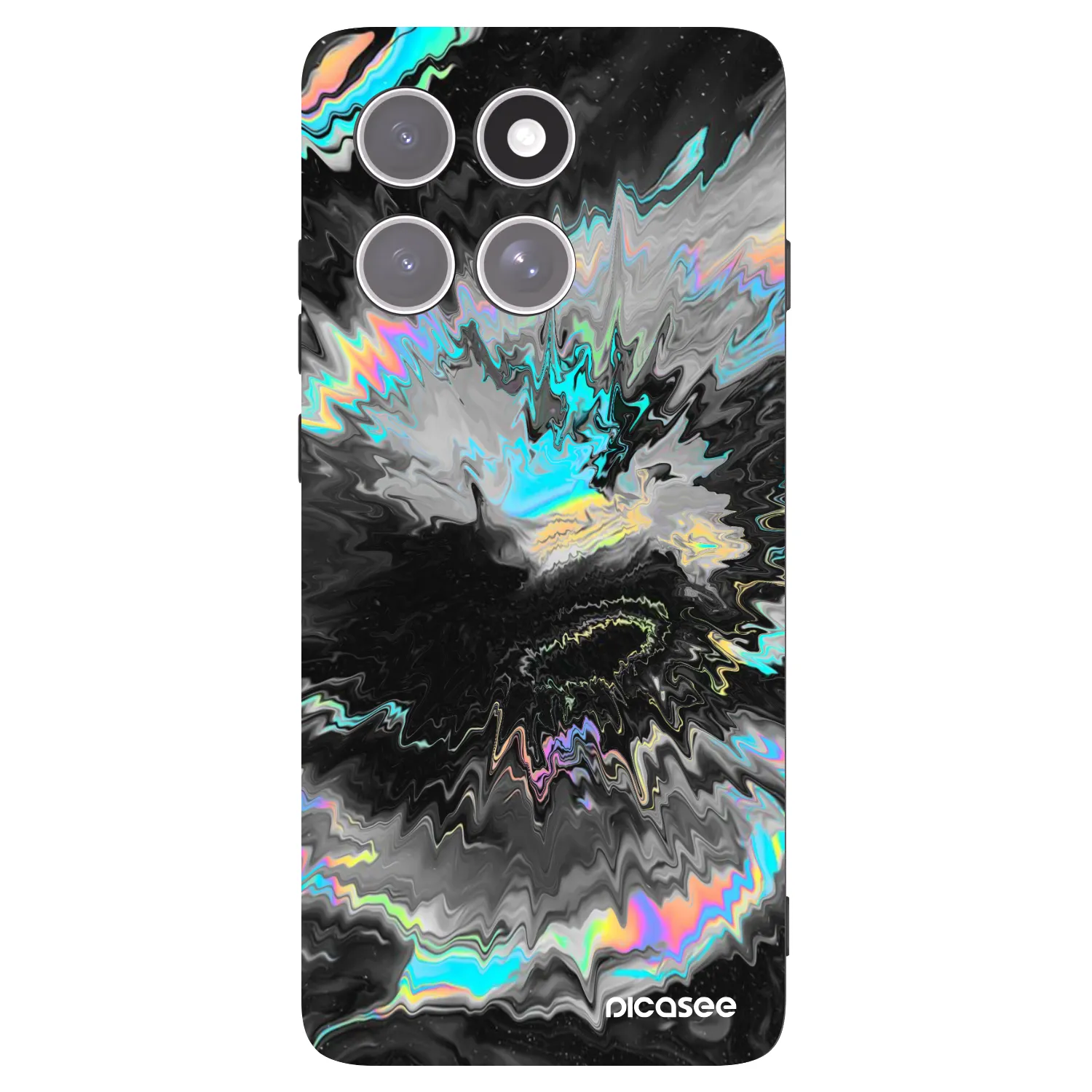 Picasee silikonowe czarne etui na Motorola Edge 60 Pro - Magnetic