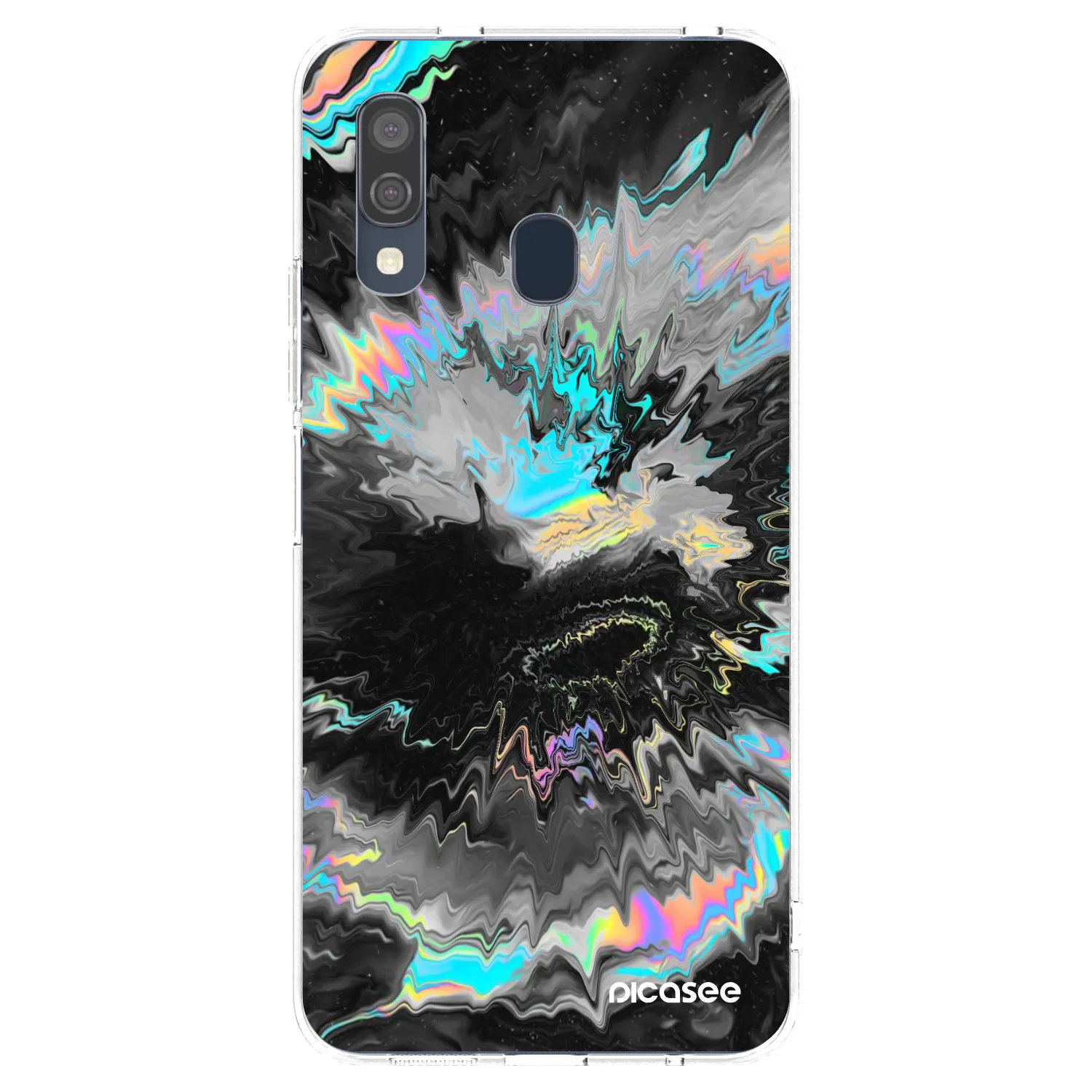 Picasee silikonowe przeźroczyste etui na Samsung Galaxy A40 A405F - Magnetic