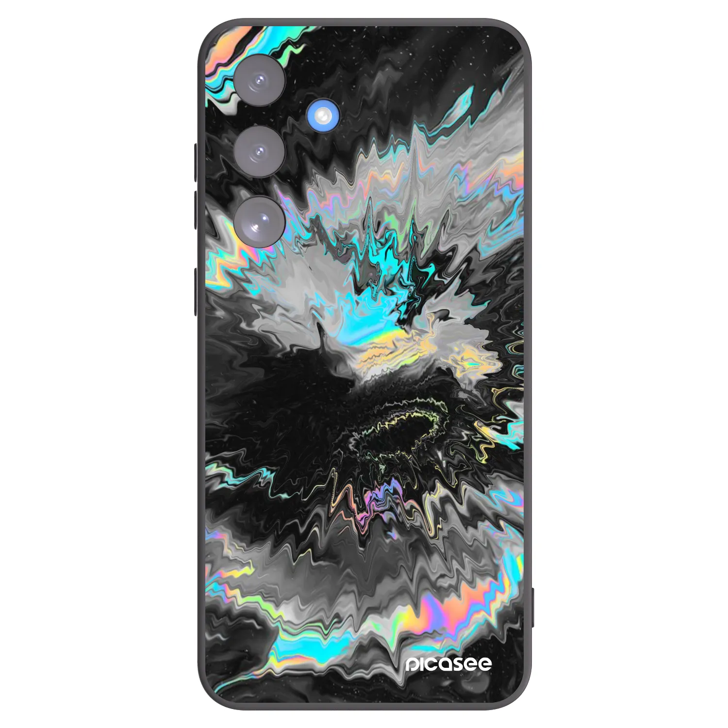 Picasee silikonowe czarne etui na Samsung Galaxy S25 FE 5G - Magnetic
