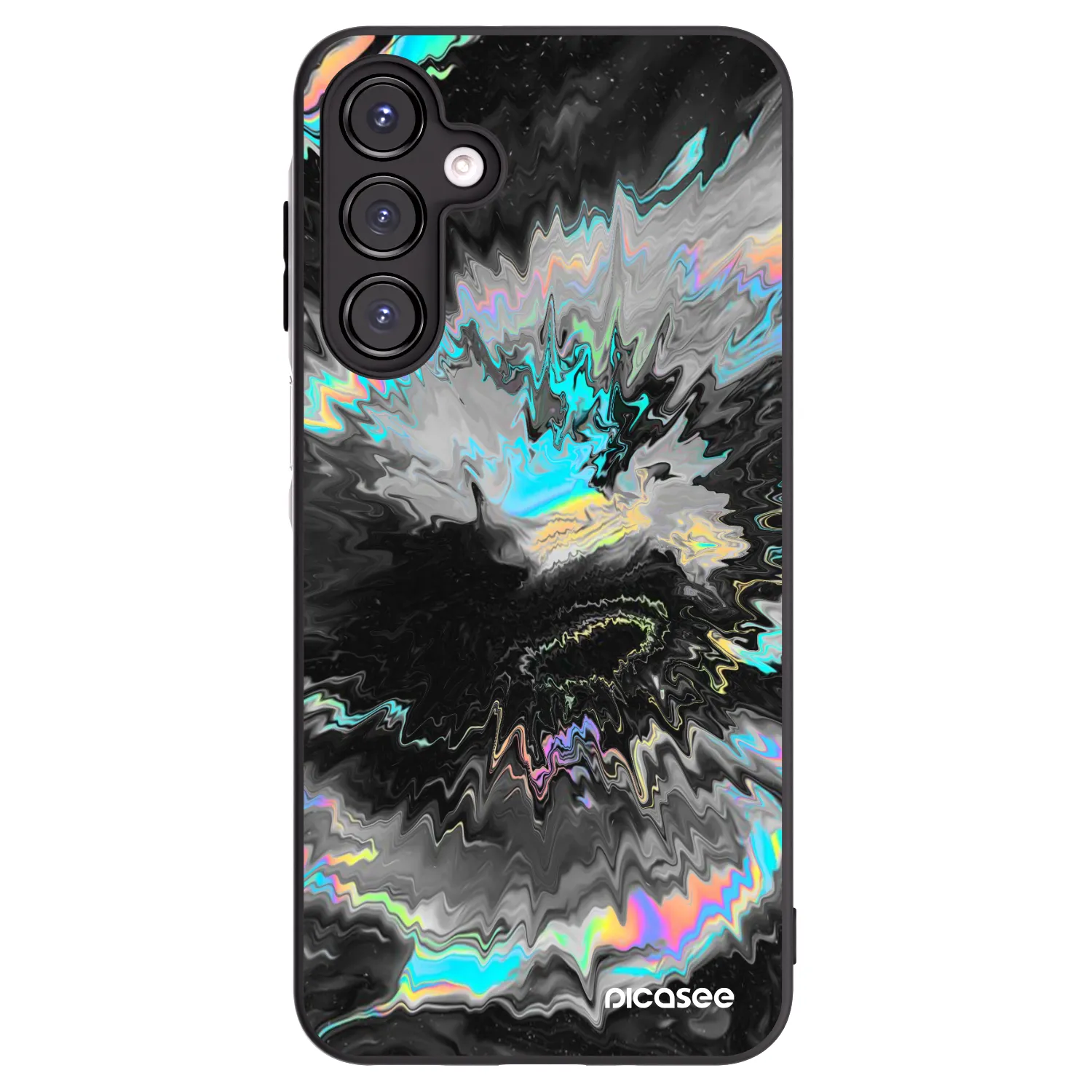 Picasee silikonowe czarne etui na Samsung Galaxy A16 4G - Magnetic