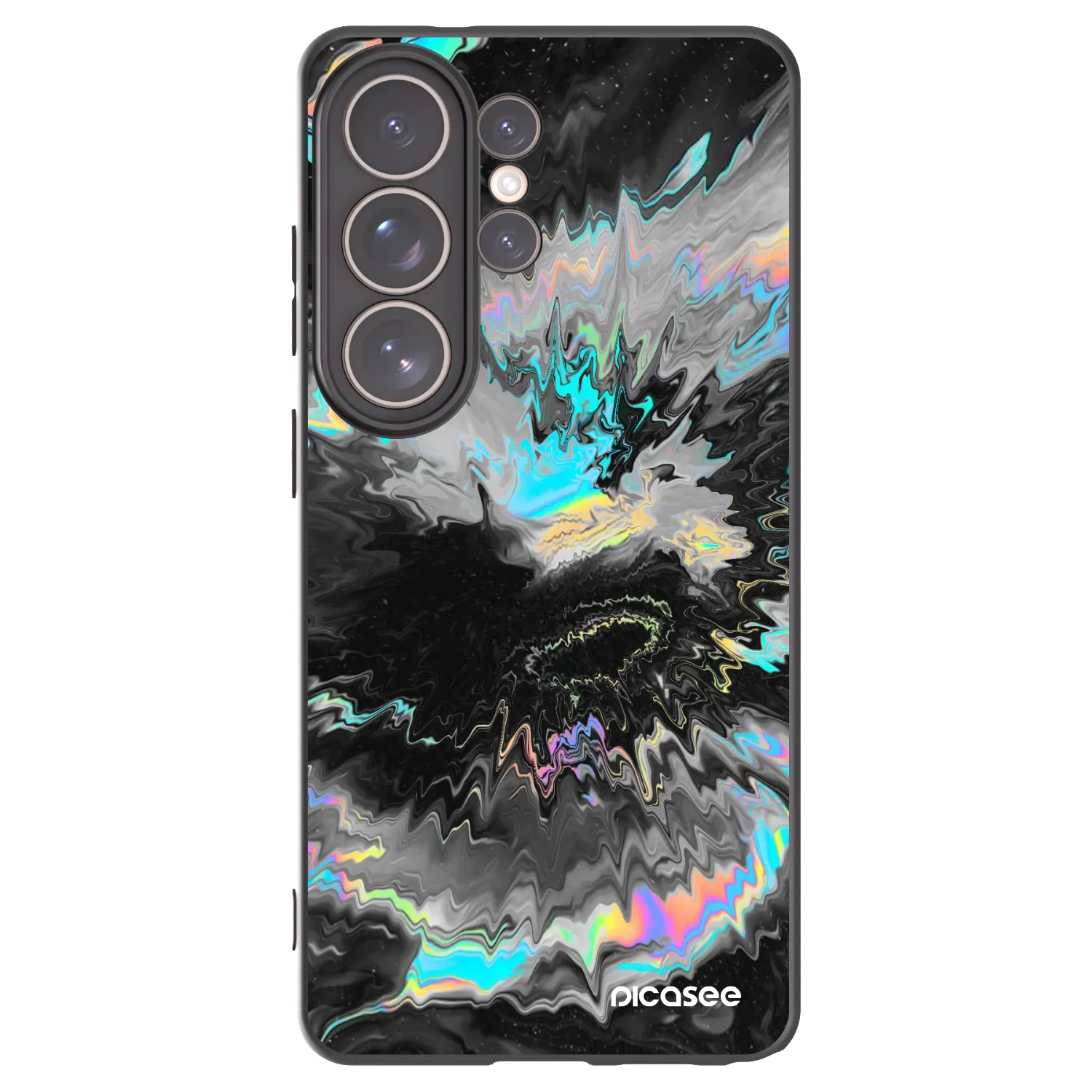 Picasee silikonowe czarne etui na Samsung Galaxy S26 Ultra - Magnetic