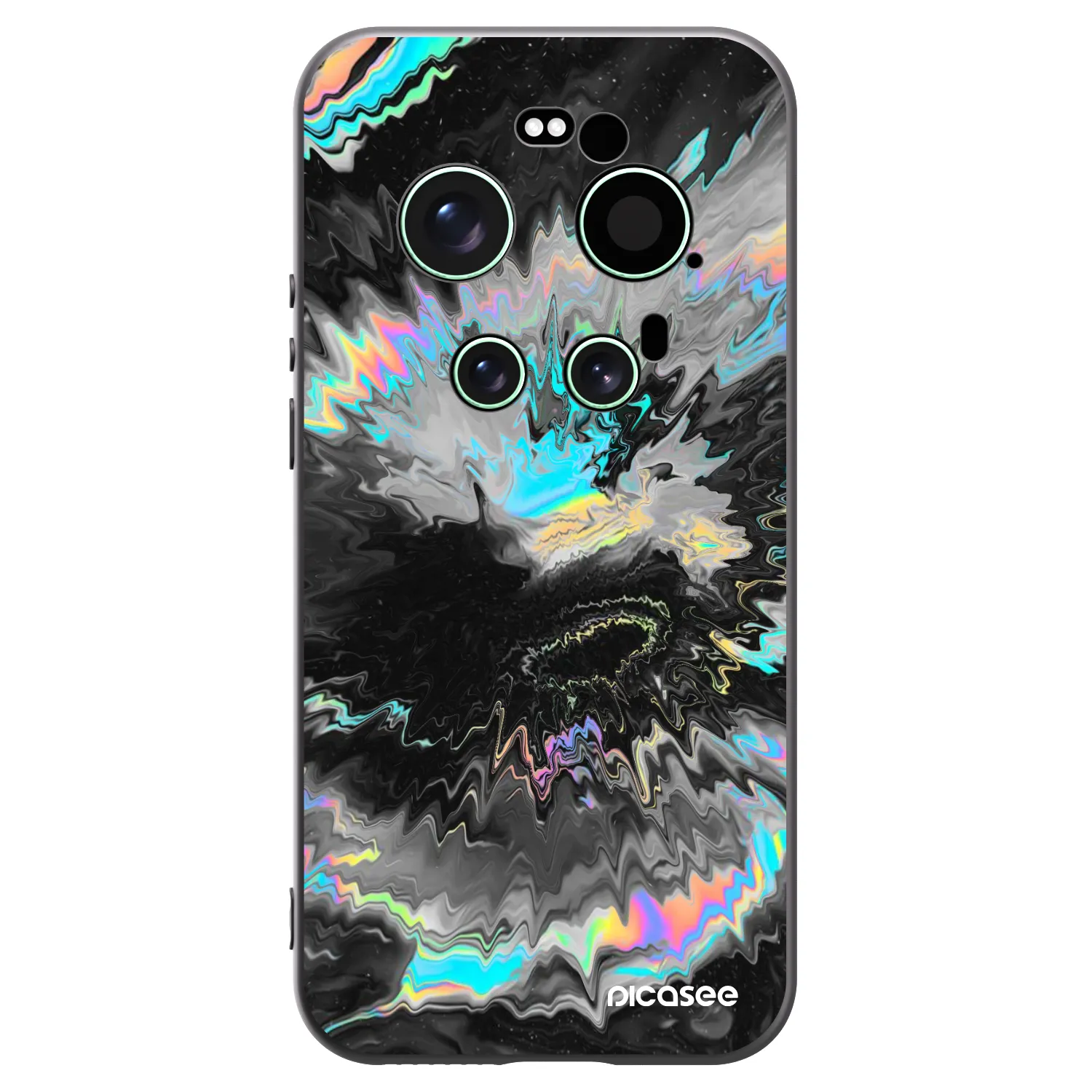 Picasee silikonowe czarne etui na Xiaomi 17 Ultra - Magnetic
