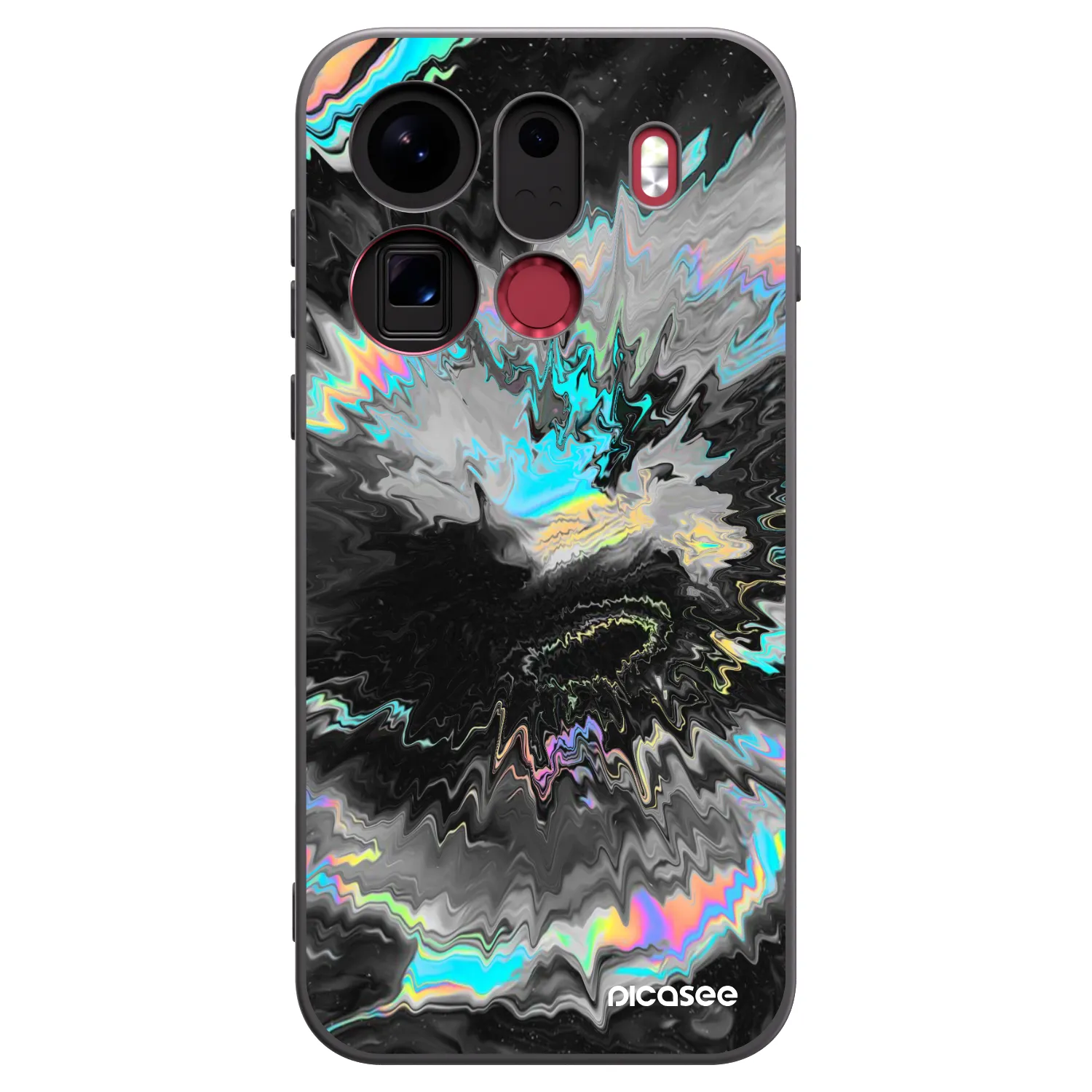 Picasee silikonowe czarne etui na OPPO Find X9 Pro - Magnetic