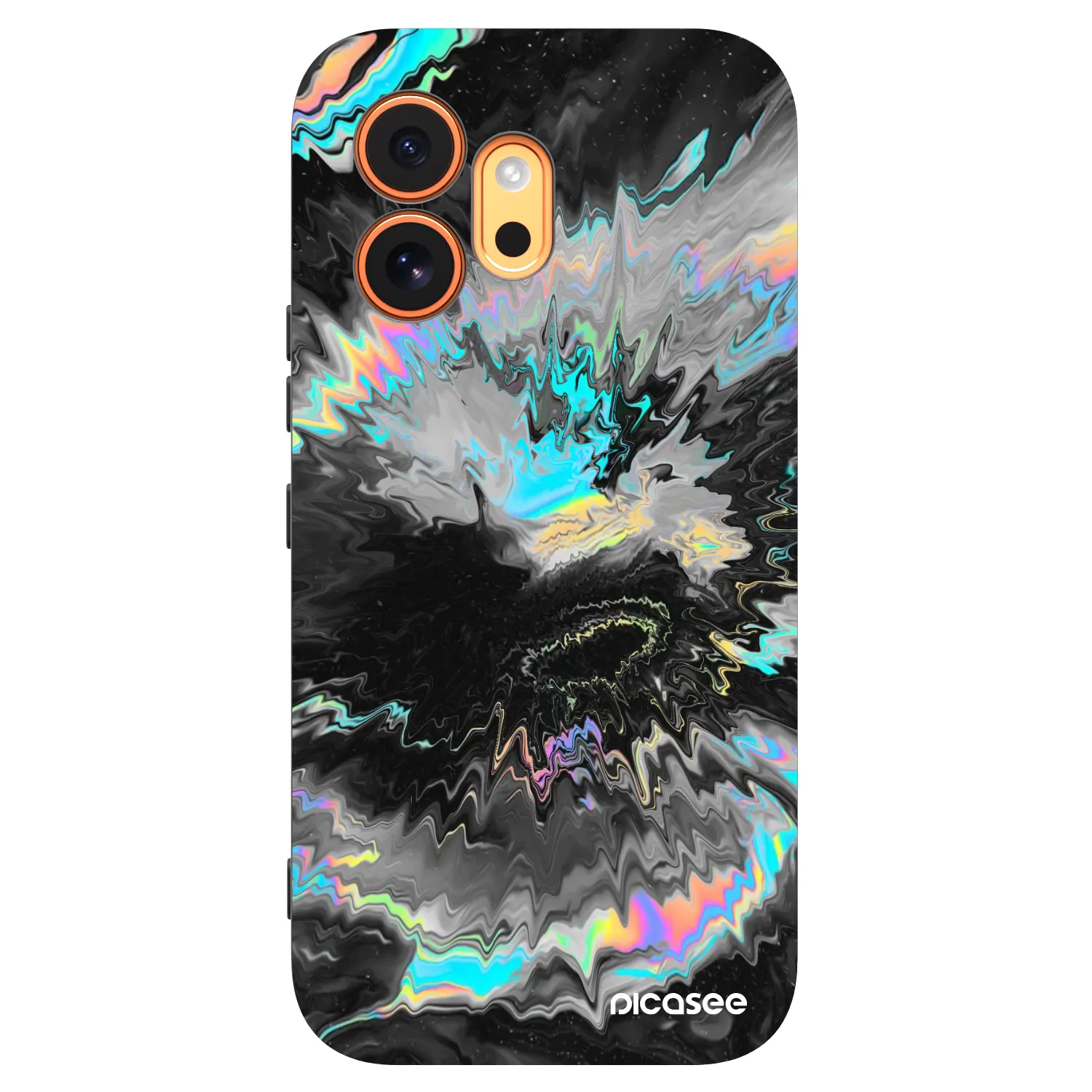 Picasee silikonowe czarne etui na Honor 600 - Magnetic