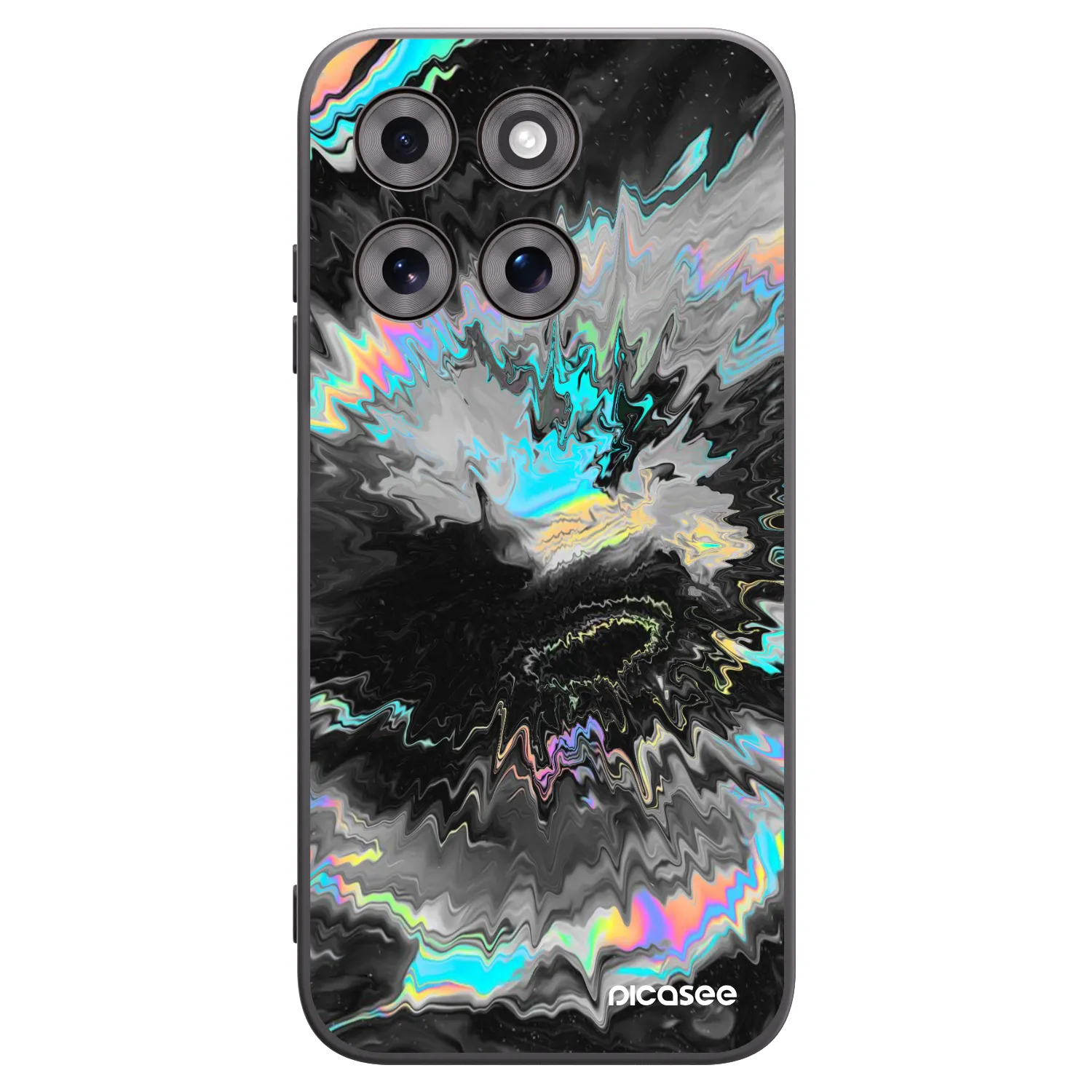 Picasee silikonowe czarne etui na Motorola Moto G77 - Magnetic