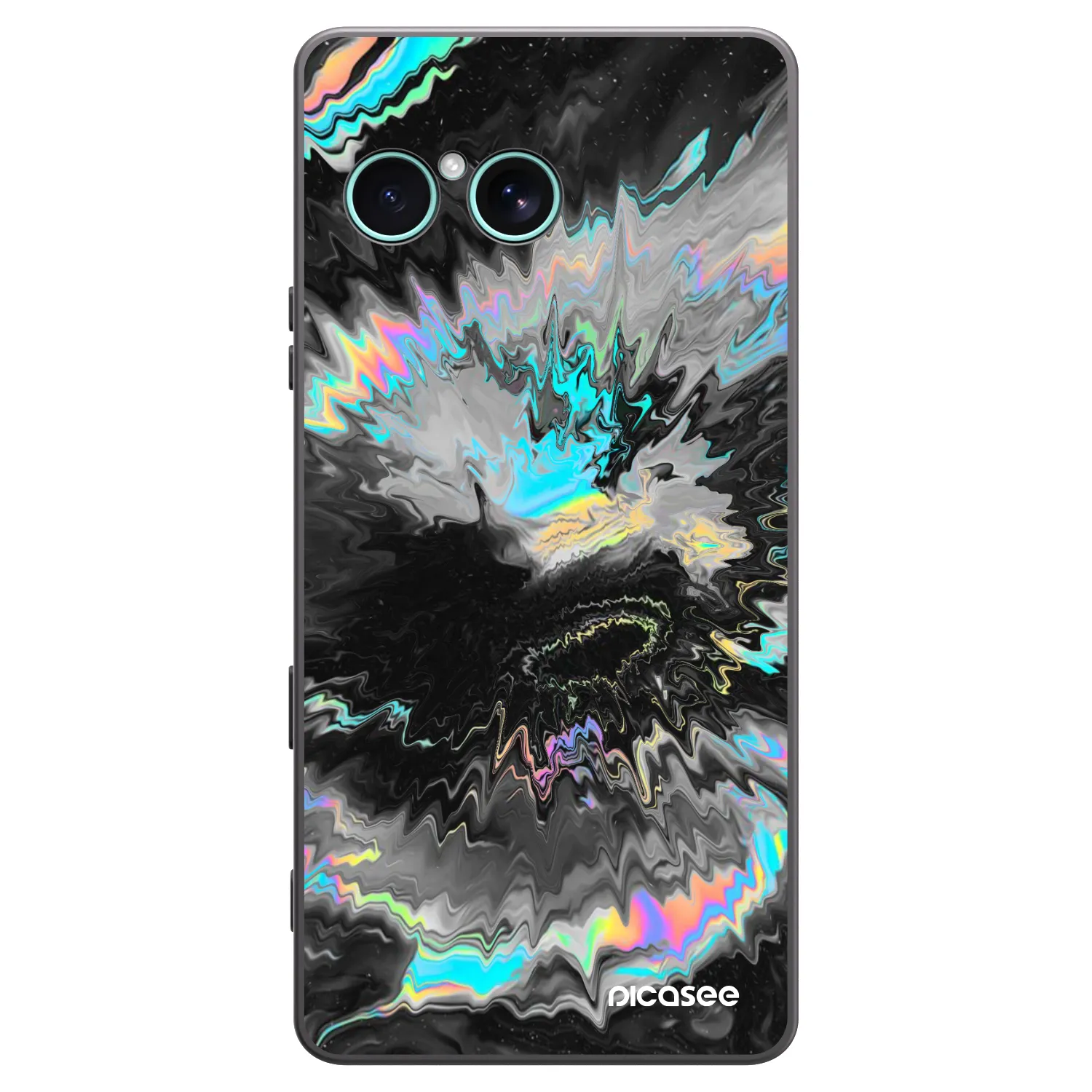 Picasee silikonowe czarne etui na Sony Xperia 10 VII - Magnetic